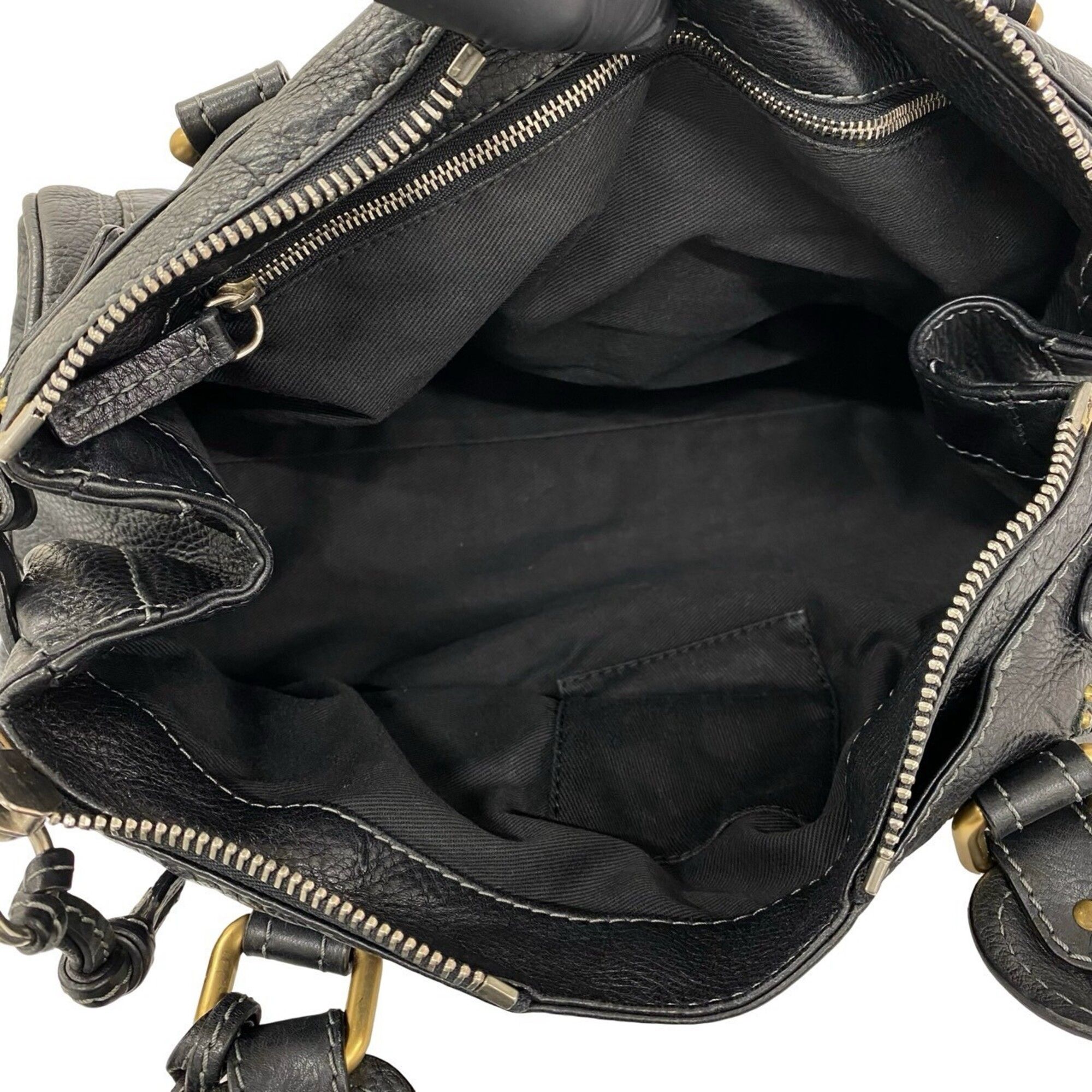 Leather Boston Bag Handbag (Pre-Owned) - Chloé - Modalova