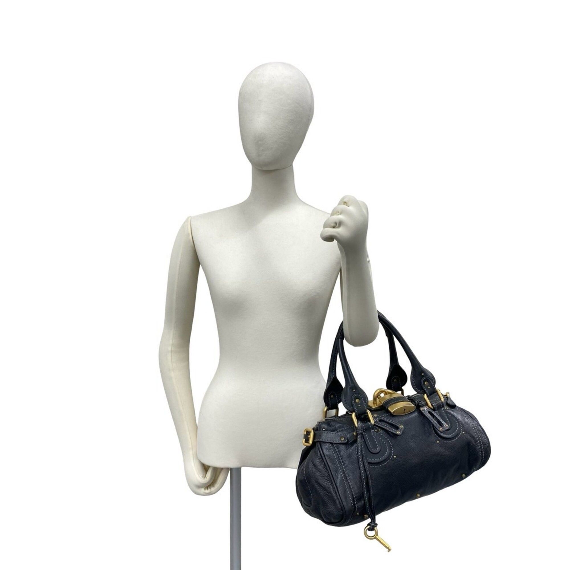Leather Boston Bag Handbag (Pre-Owned) - Chloé - Modalova