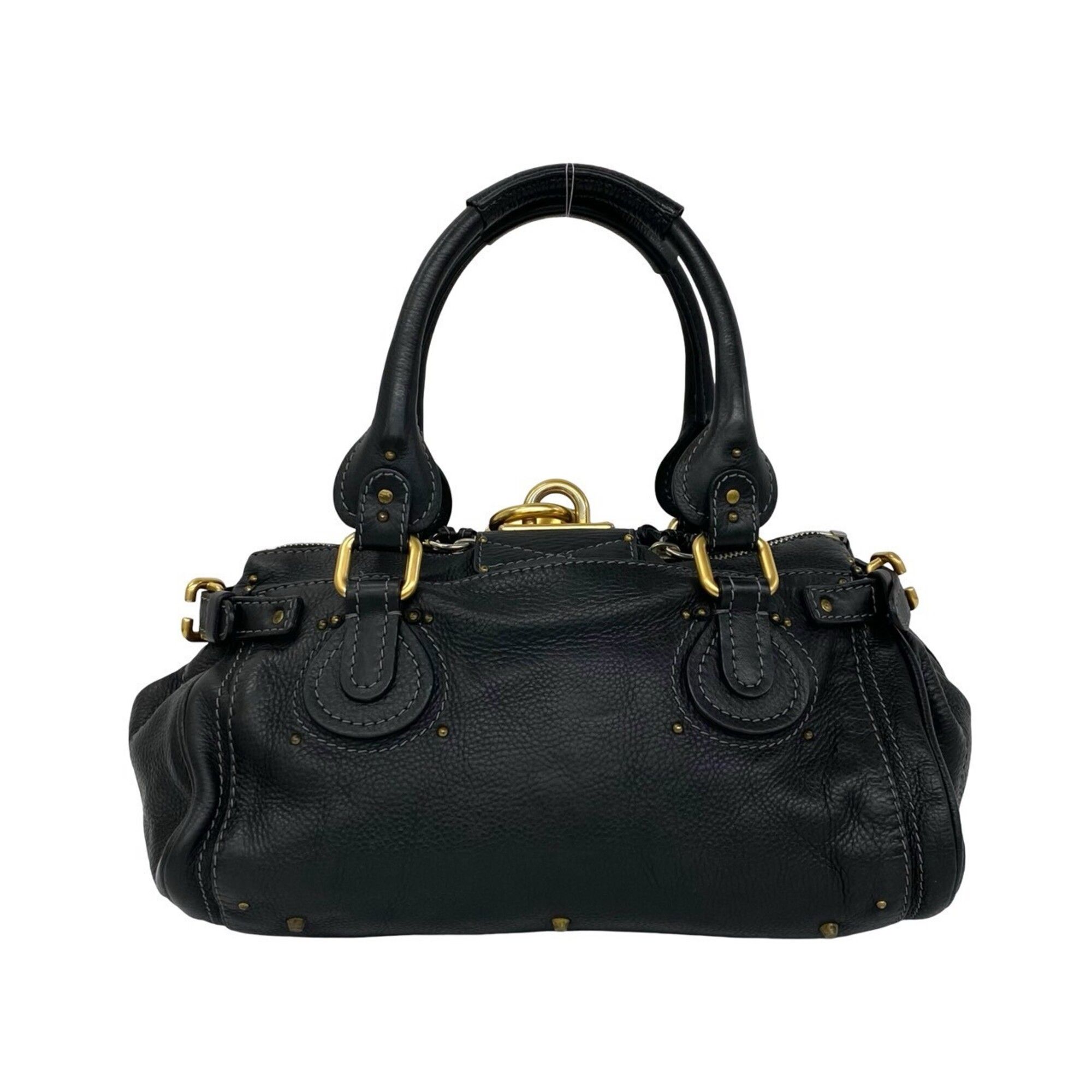 Leather Boston Bag Handbag (Pre-Owned) - Chloé - Modalova
