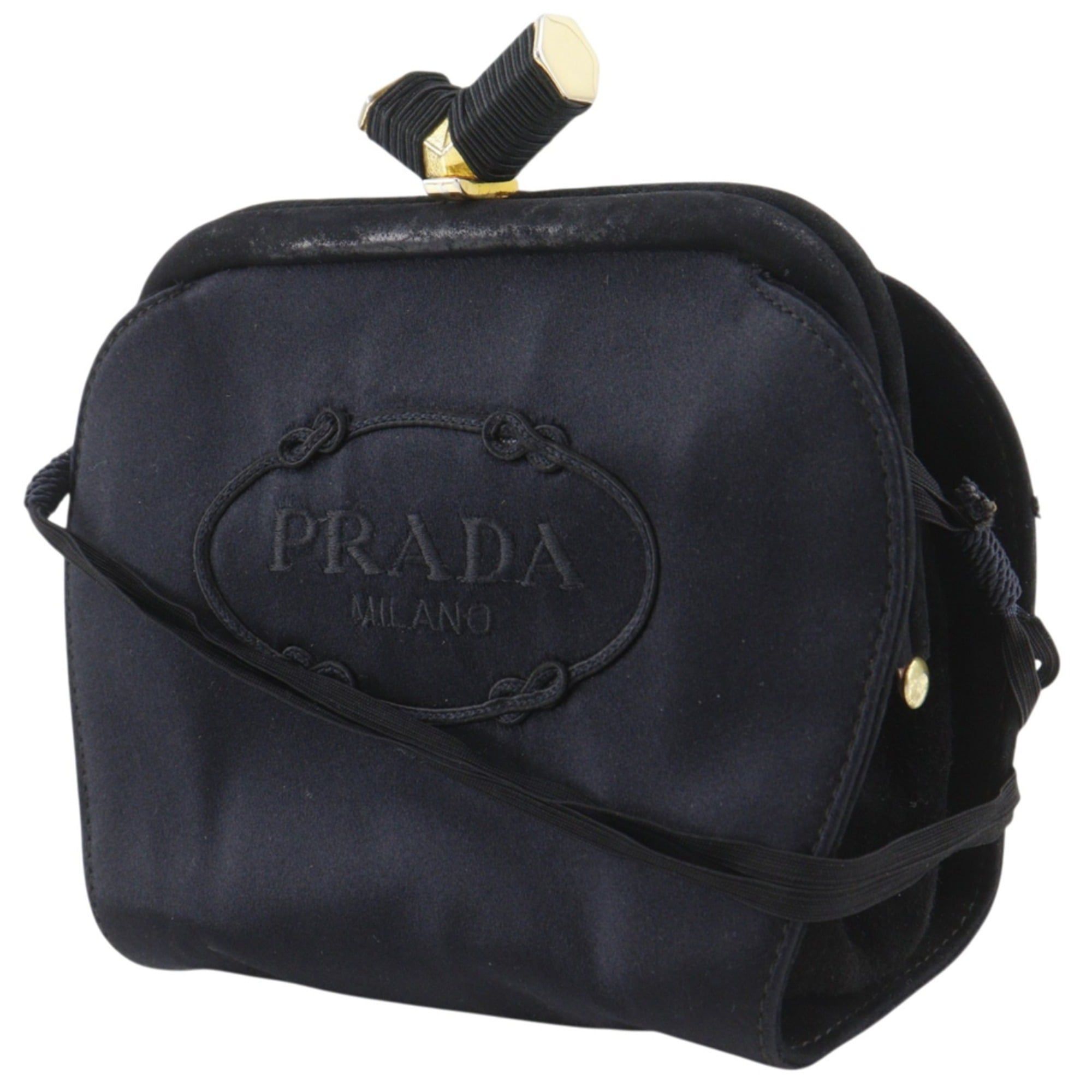 Satin Shoulder Bag (Pre-Owned) - Prada - Modalova
