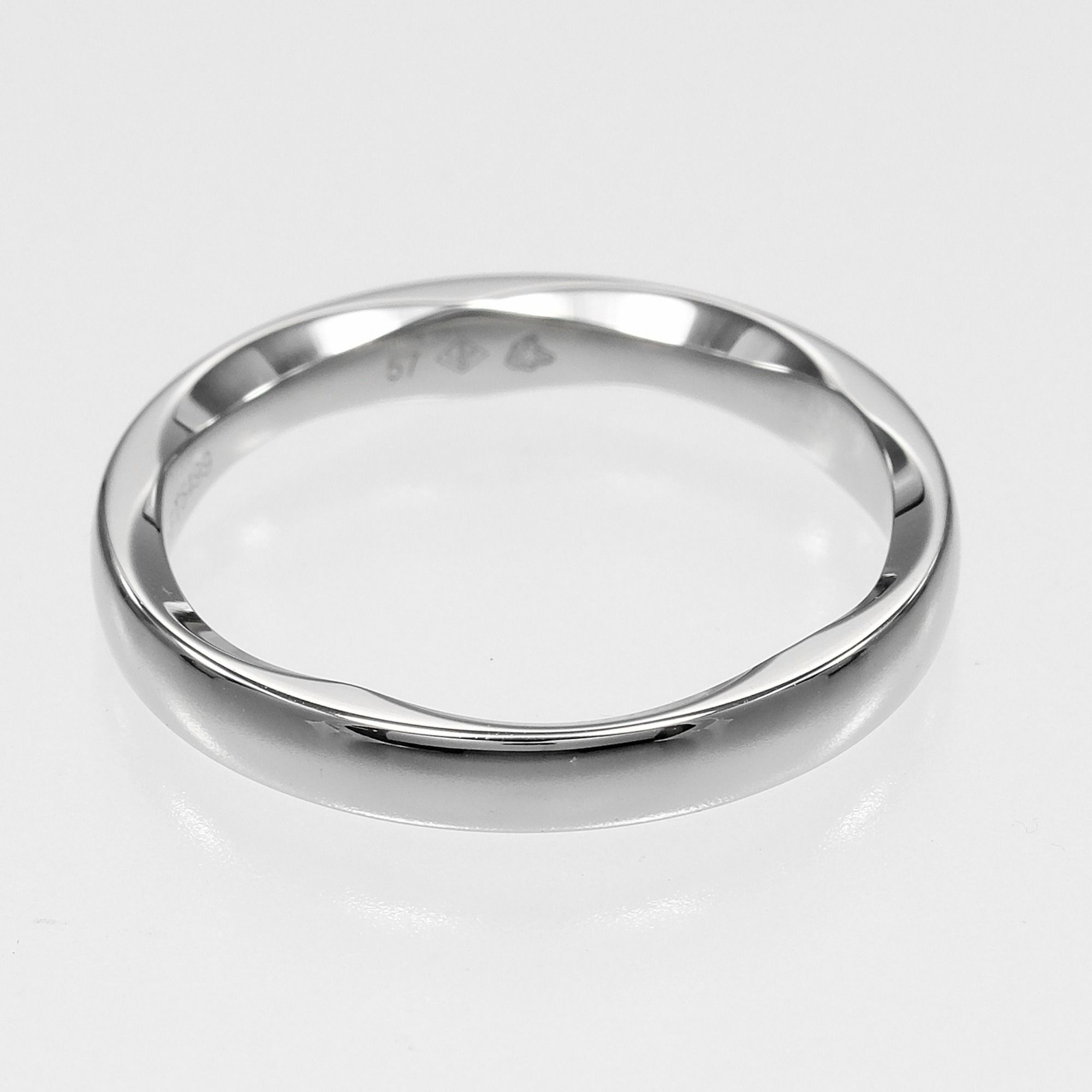 Platinum 950 Band Ring (Pre-Owned) - Chanel - Modalova