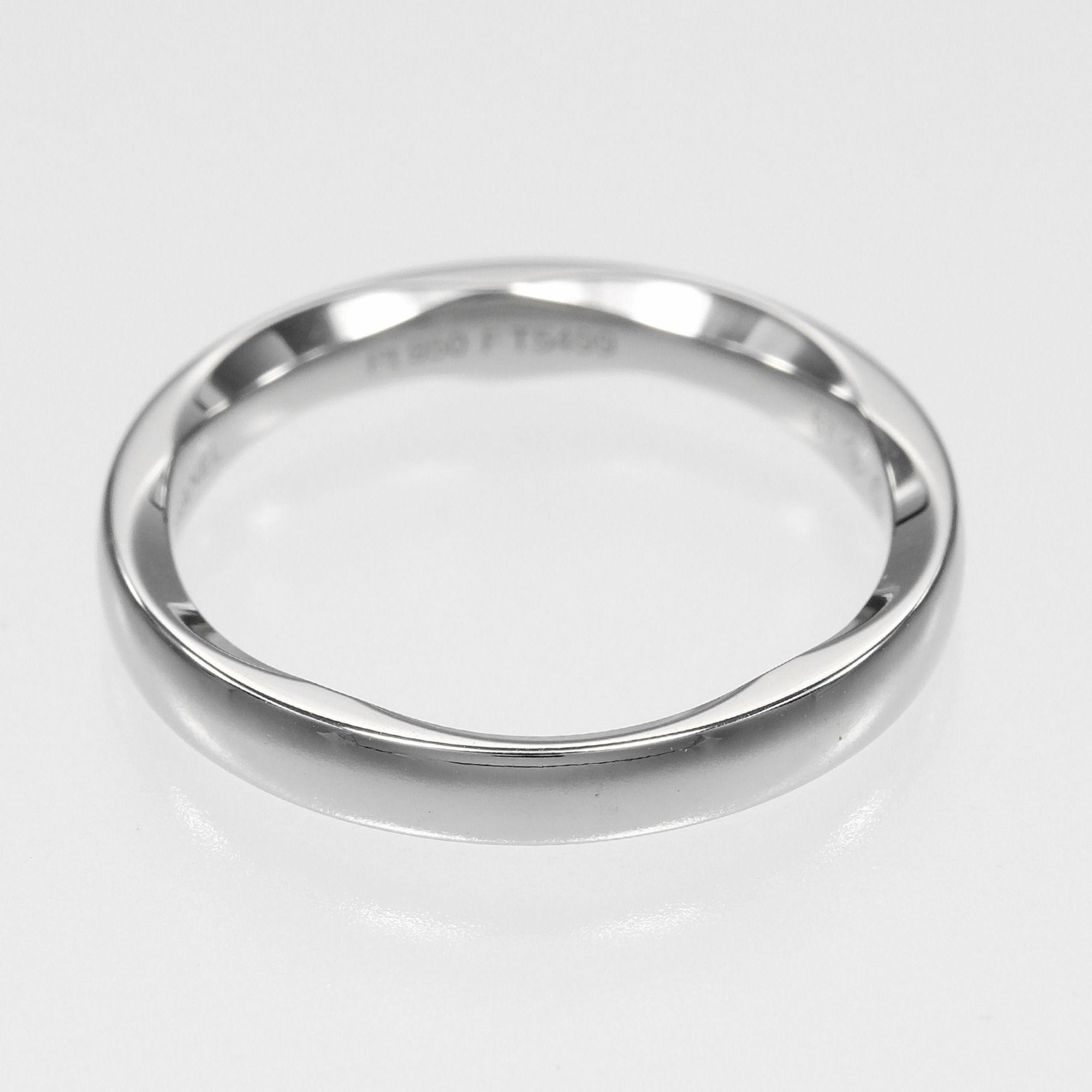 Platinum 950 Band Ring (Pre-Owned) - Chanel - Modalova