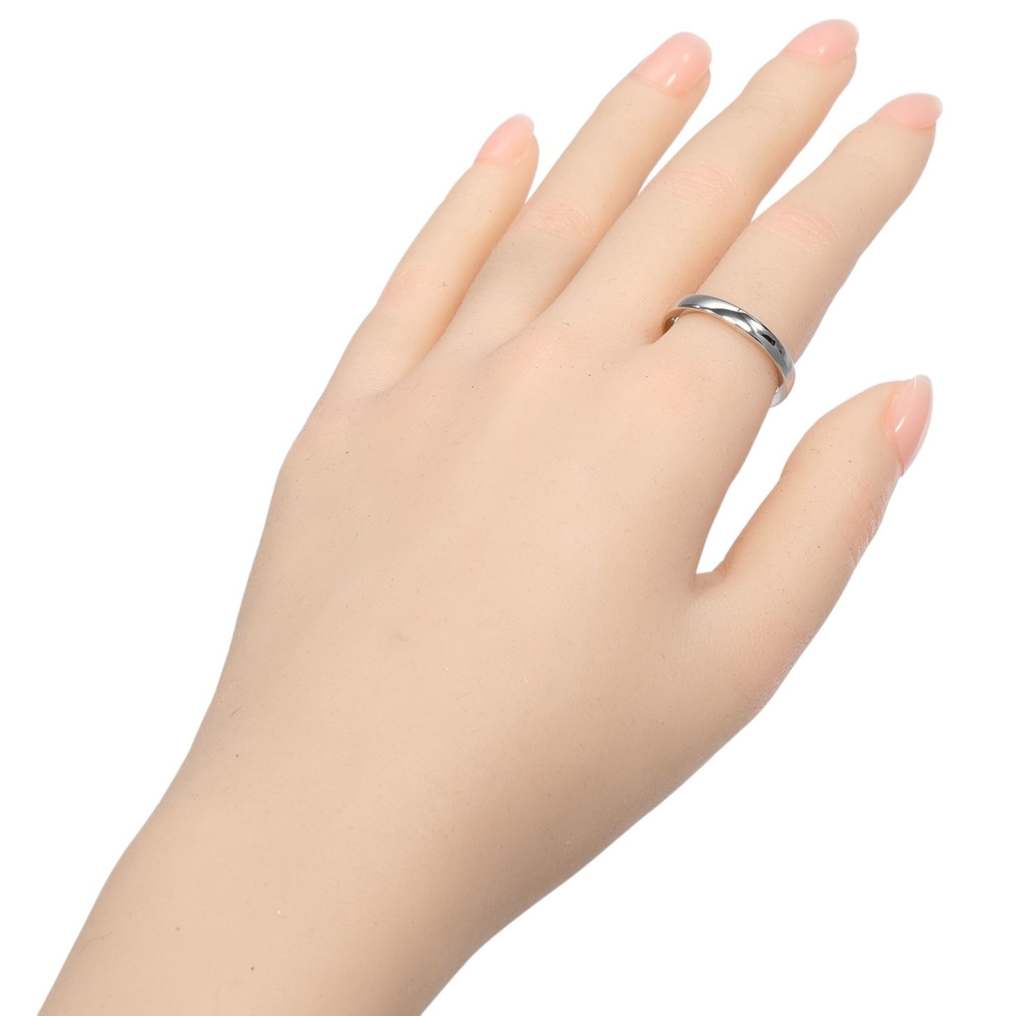 Platinum 950 Band Ring (Pre-Owned) - Chanel - Modalova