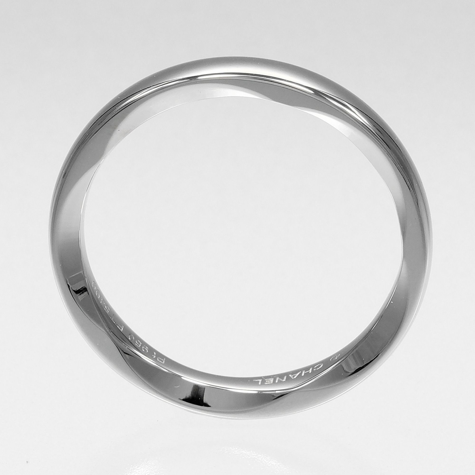 Platinum 950 Band Ring (Pre-Owned) - Chanel - Modalova