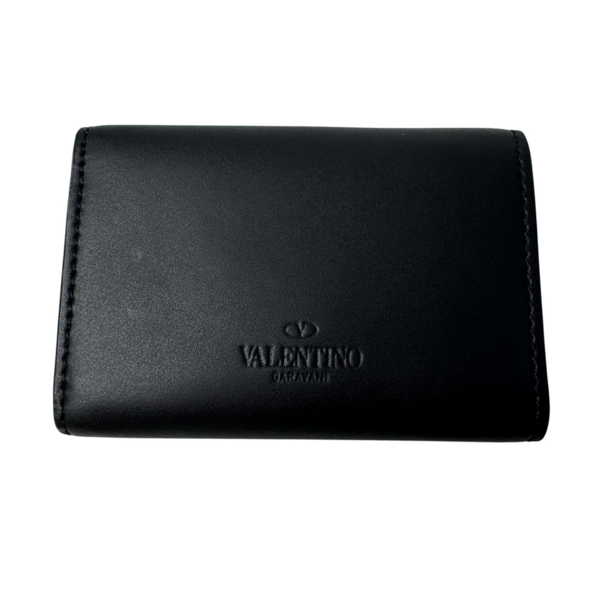 Leather Wallet (Tri-Fold) (Pre-Owned) - Valentino Garavani - Modalova