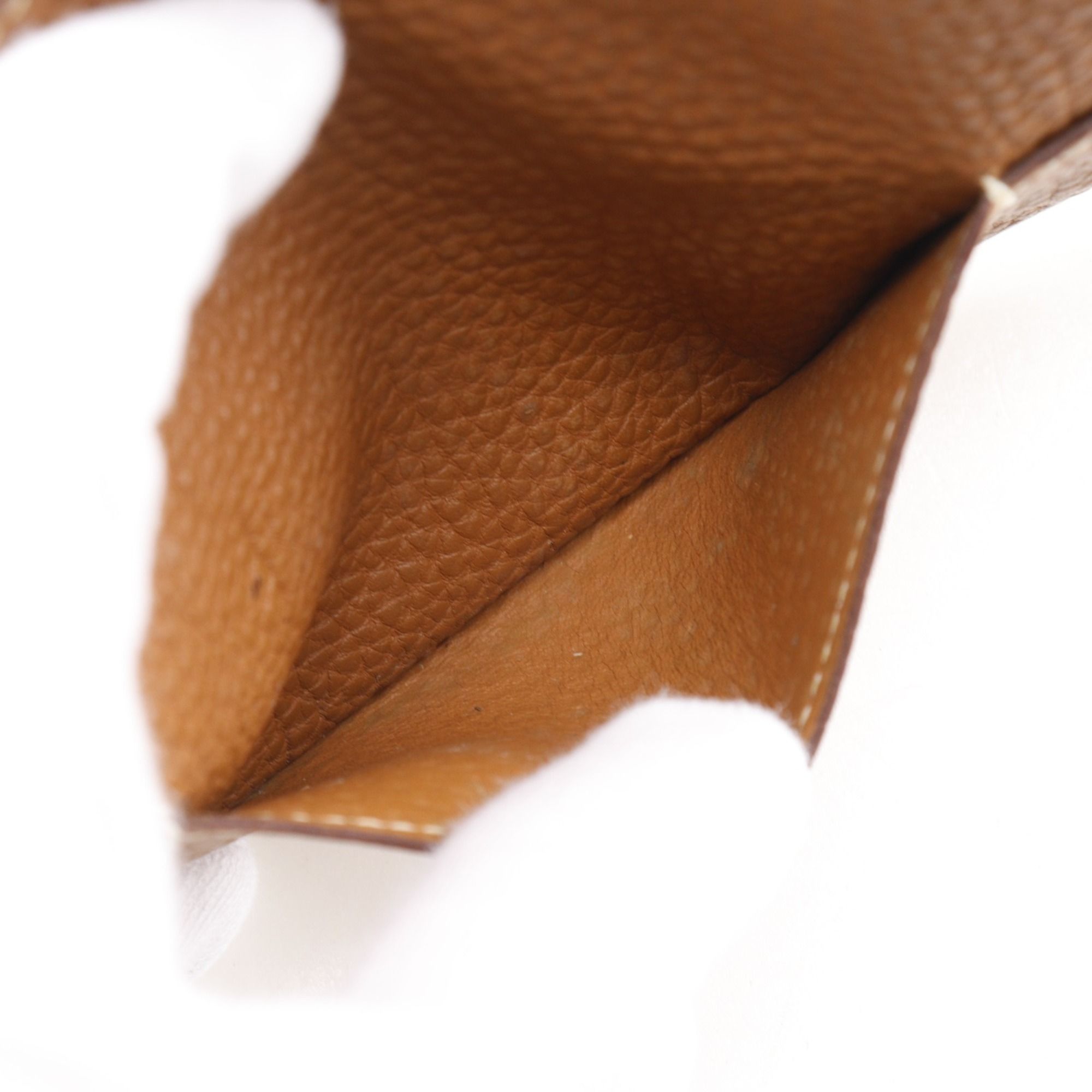 Taurillon Clemence Leather Long Wallet (Bi-Fold) (Pre-Owned) - Hermes - Modalova