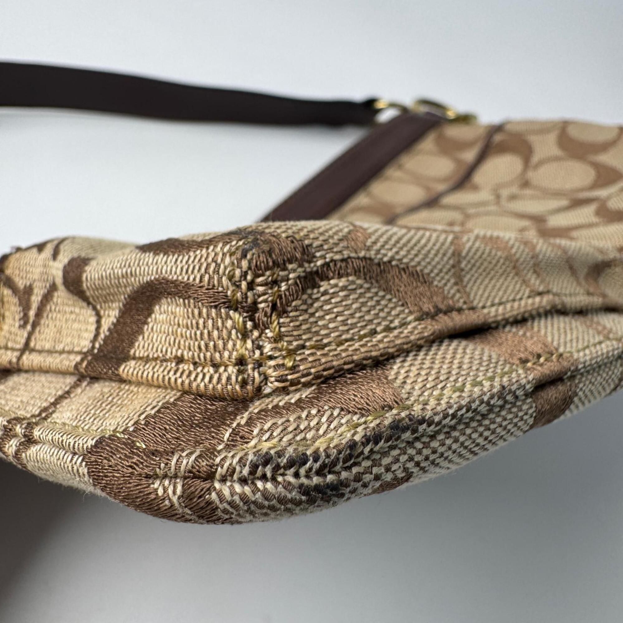 Canvas Leather Shoulder Bag (Pre-Owned) - Coach - Modalova