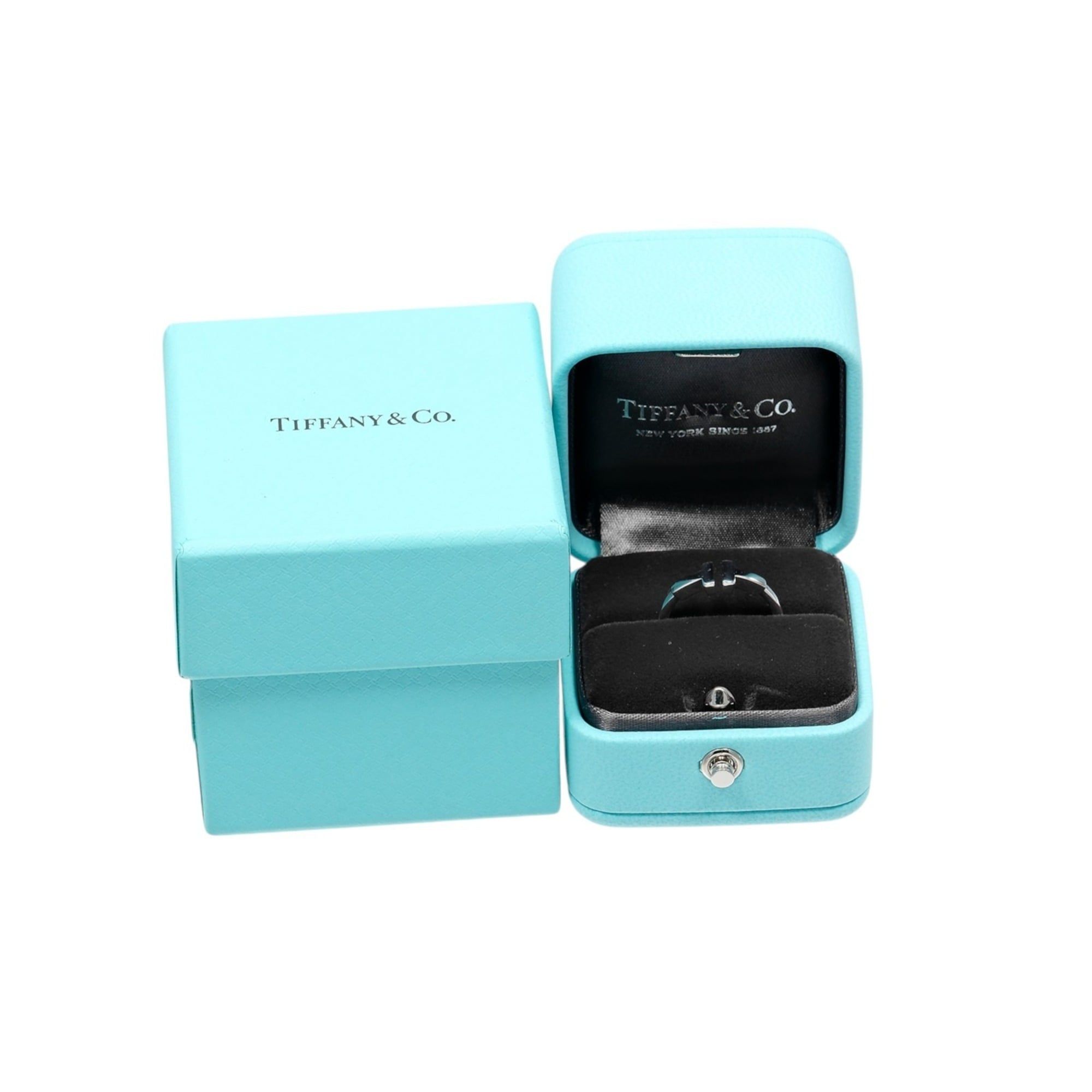 White Gold (18K) Band Ring (Pre-Owned) - Tiffany - Modalova