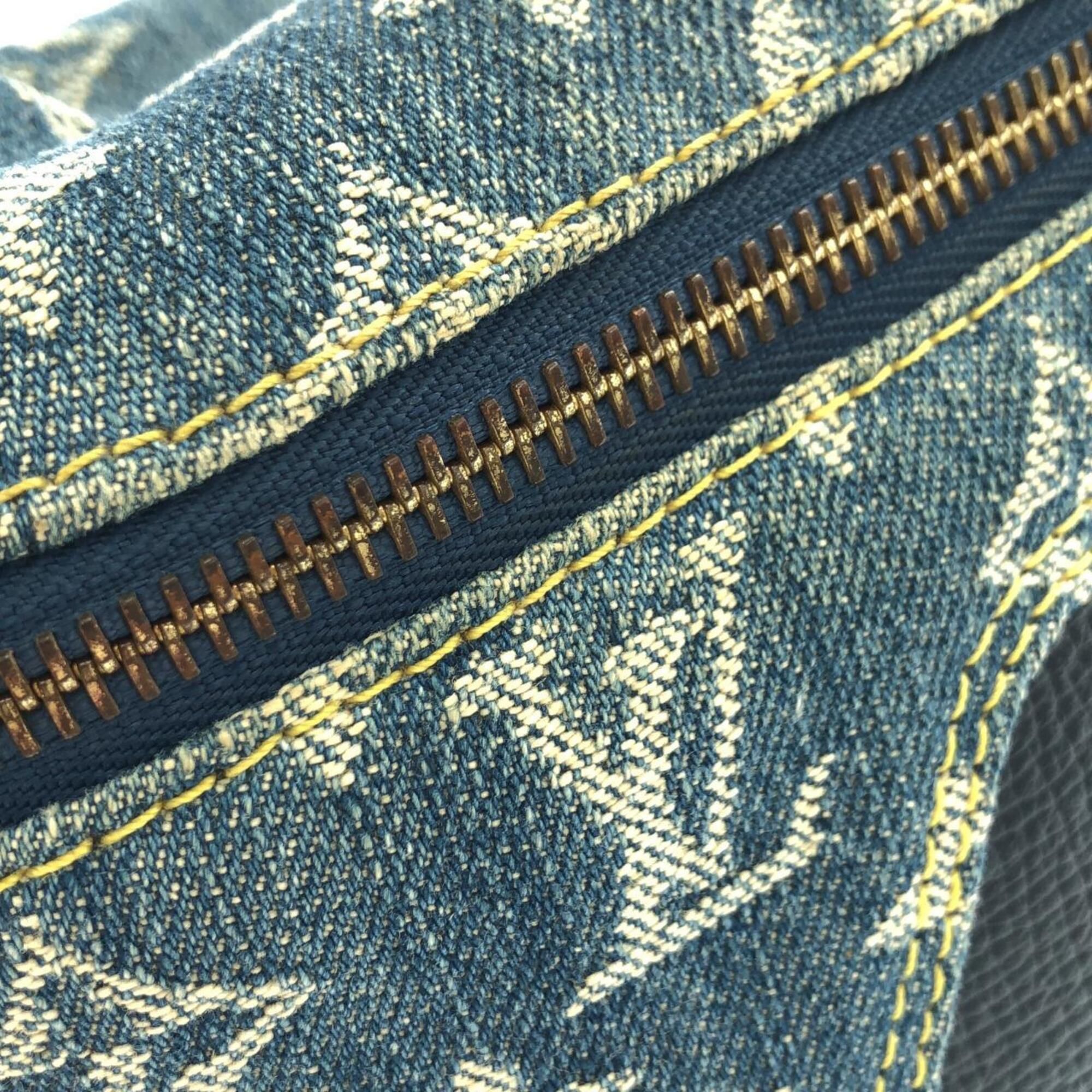 Denim Canvas Leather Shoulder Bag (Pre-Owned) - Louis Vuitton - Modalova
