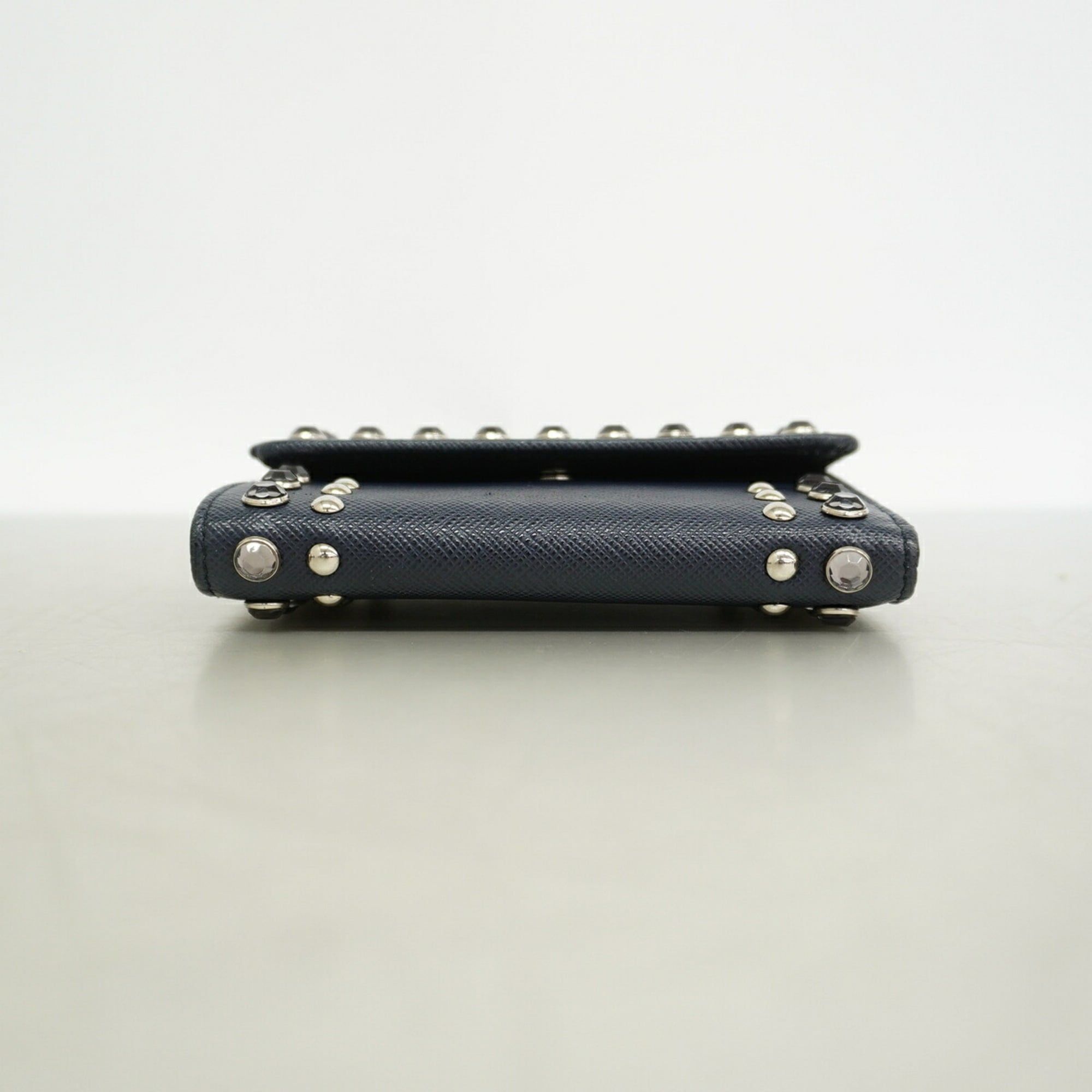 Leather Wallet (Tri-Fold) (Pre-Owned) - Prada - Modalova