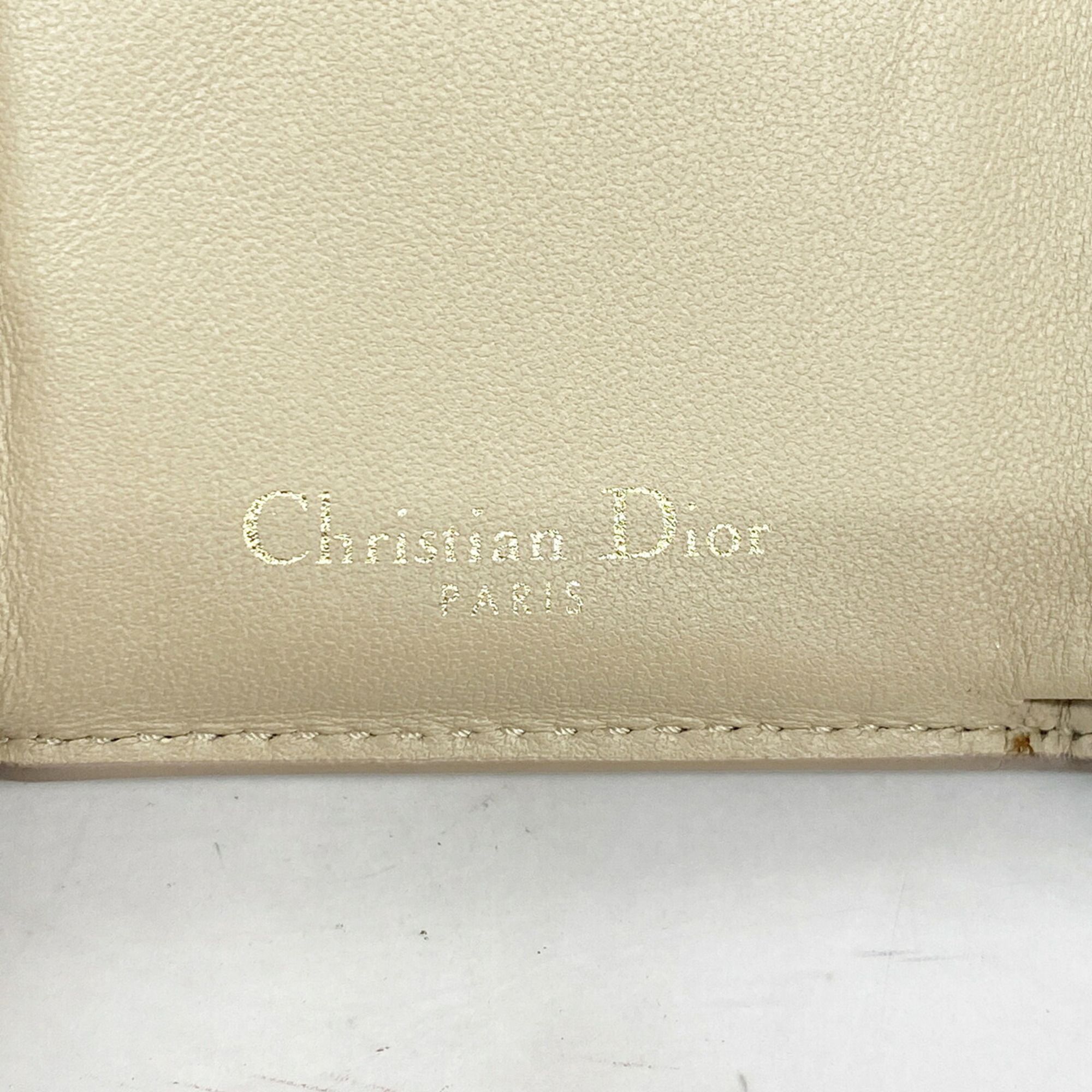Leather Wallet (Tri-Fold) (Pre-Owned) - Christian Dior - Modalova