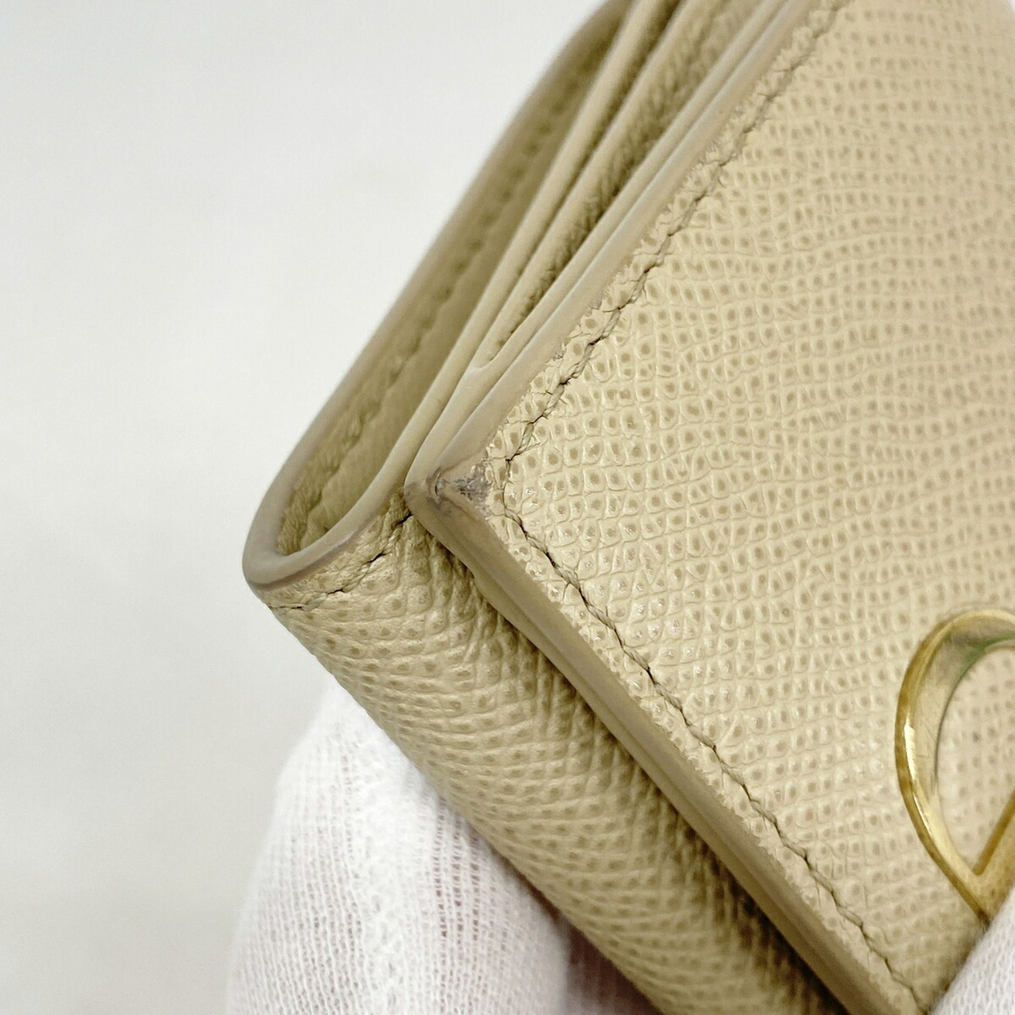 Leather Wallet (Tri-Fold) (Pre-Owned) - Christian Dior - Modalova