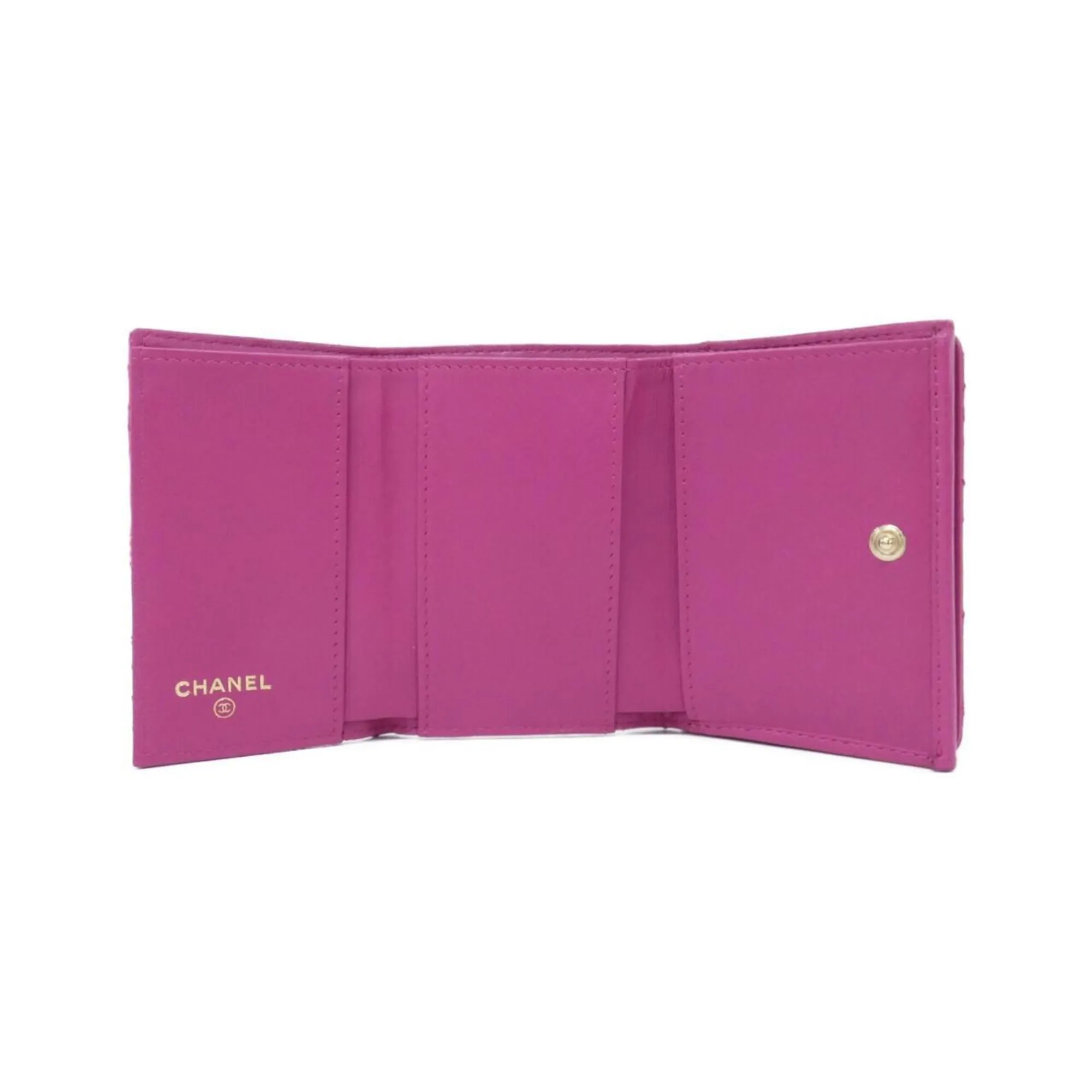 Leather Wallet (Tri-Fold) (Pre-Owned) - Chanel - Modalova