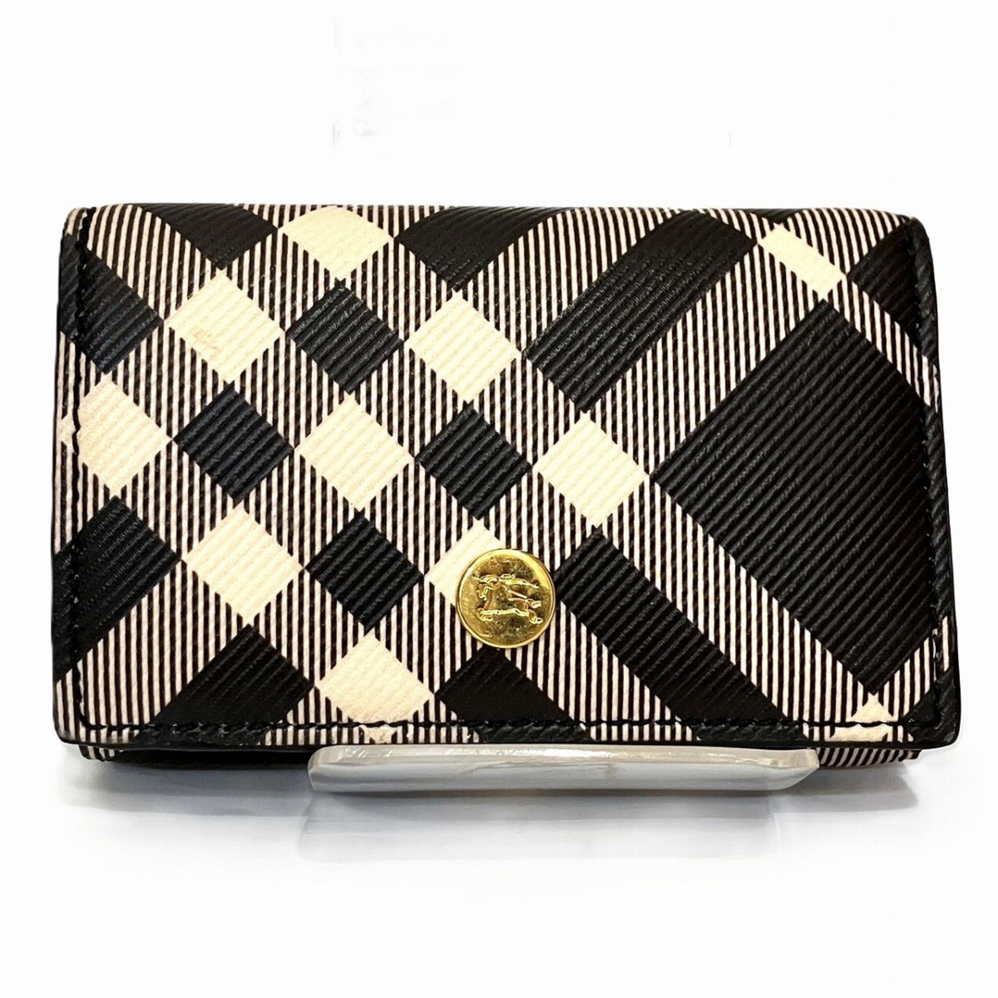 Leather Wallet (Tri-Fold) (Pre-Owned) - Burberry - Modalova