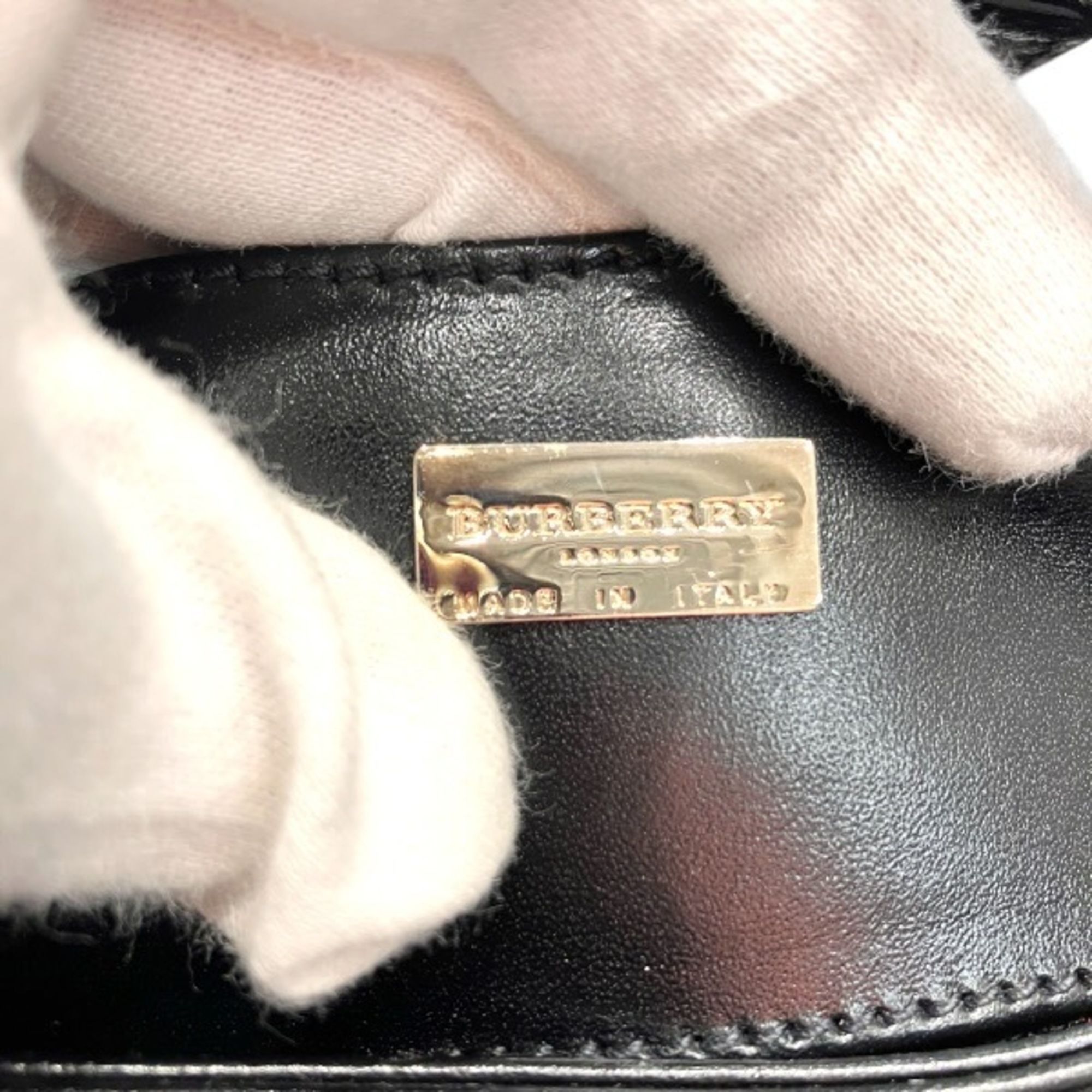 Leather Handbag (Pre-Owned) - Burberry - Modalova