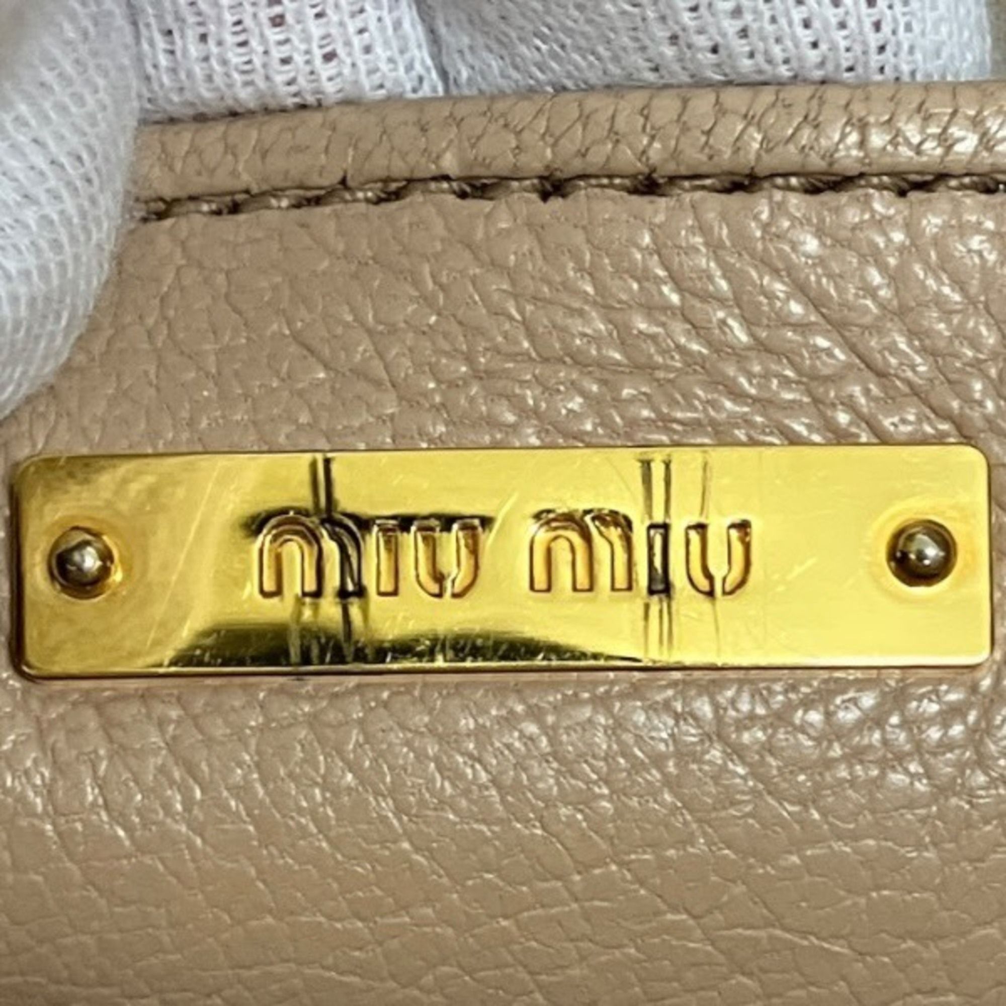 Leather Handbag (Pre-Owned) - Miu Miu - Modalova