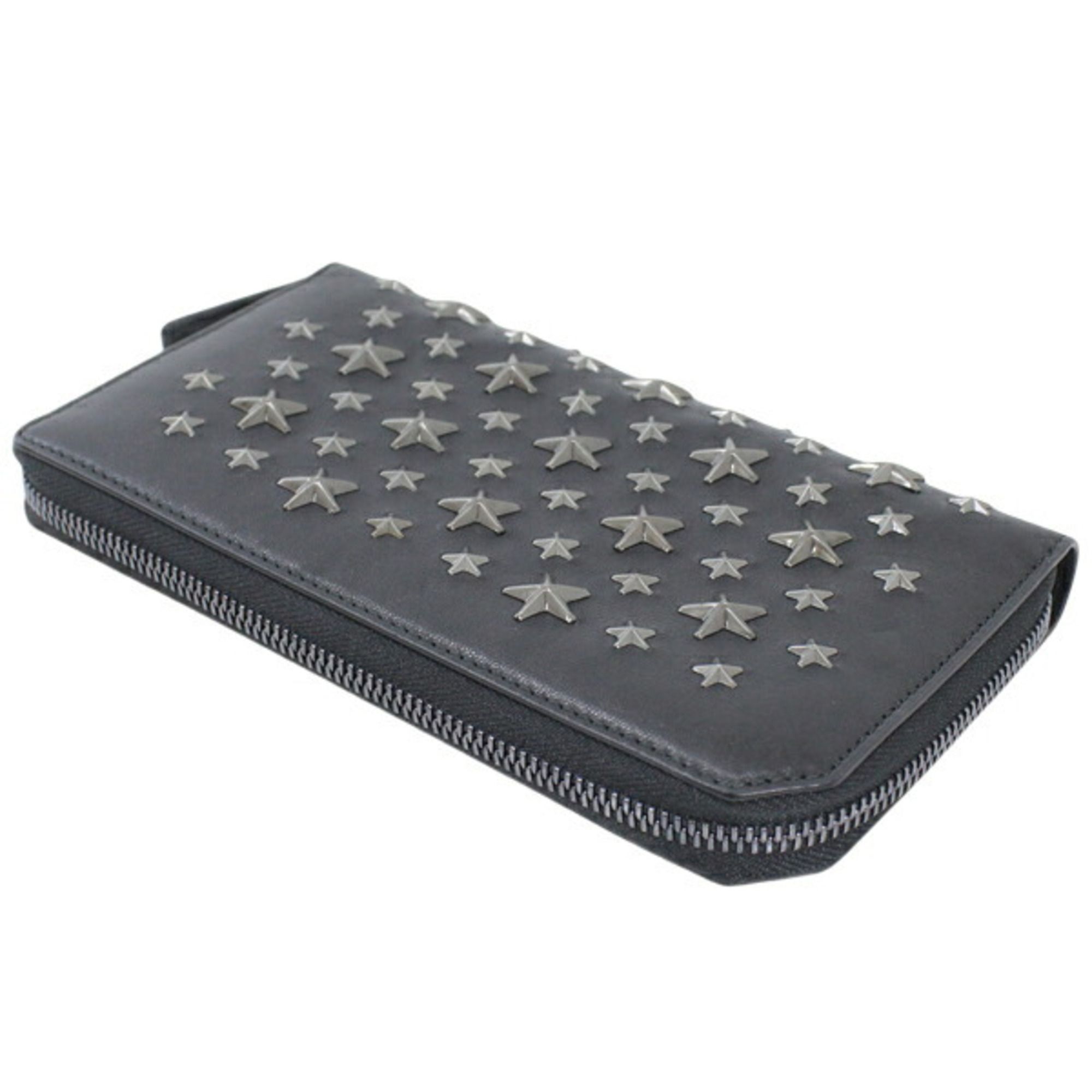 Leather Long Wallet (Bi-Fold) (Pre-Owned) - Jimmy Choo - Modalova