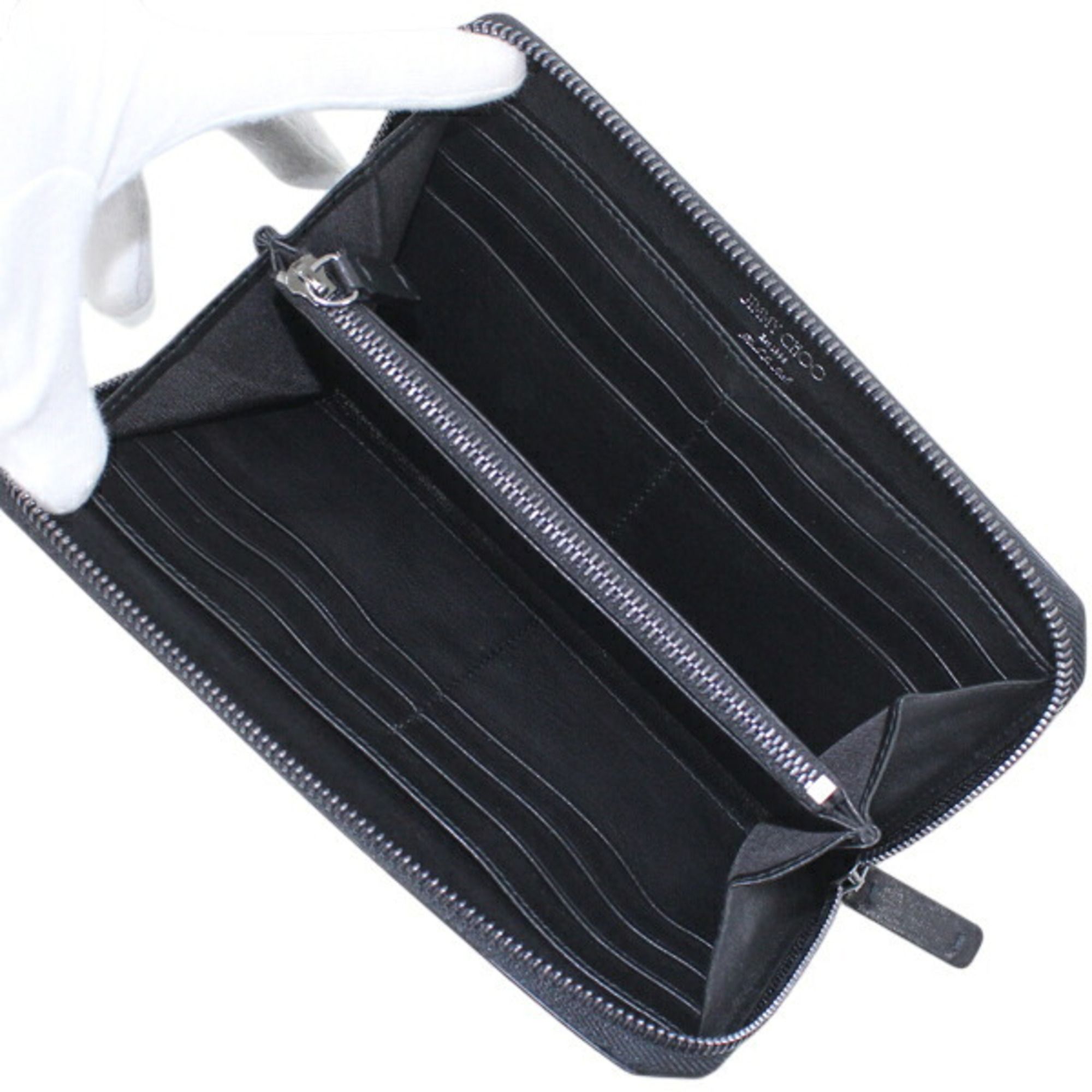 Leather Long Wallet (Bi-Fold) (Pre-Owned) - Jimmy Choo - Modalova
