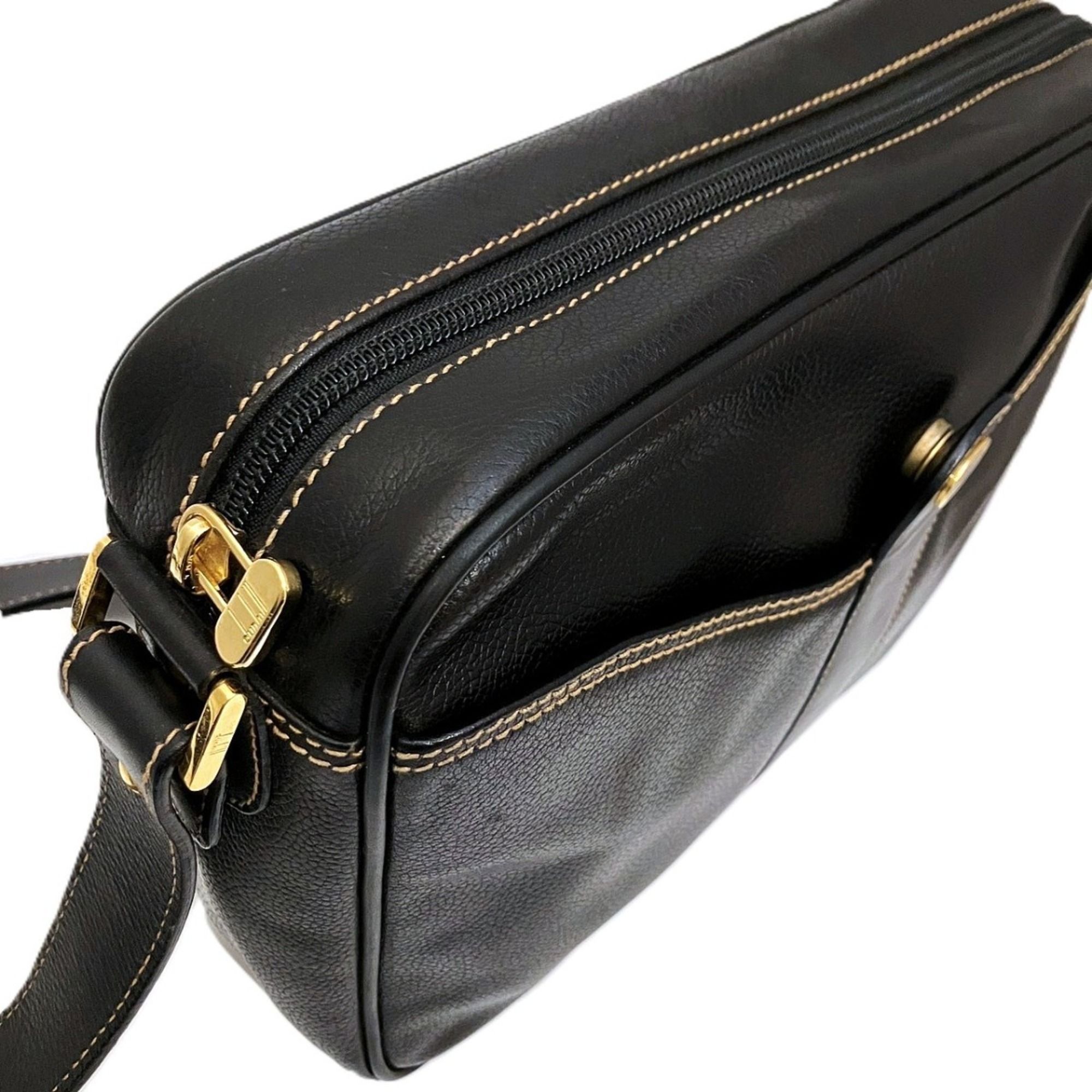 Leather Shoulder Bag (Pre-Owned) - Dunhill - Modalova