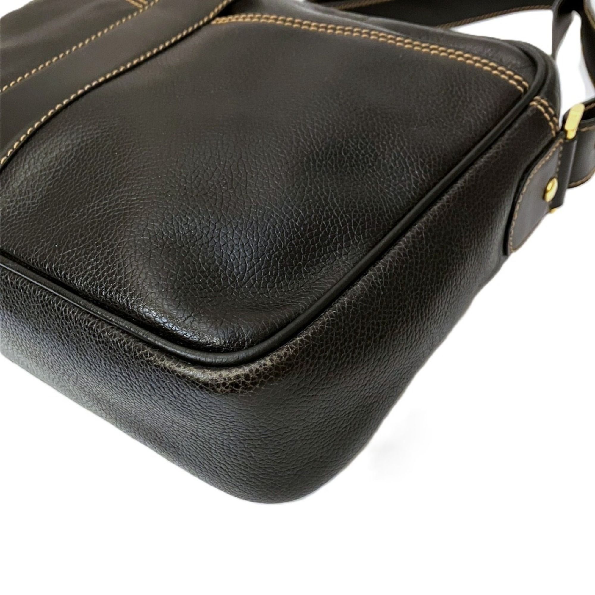Leather Shoulder Bag (Pre-Owned) - Dunhill - Modalova