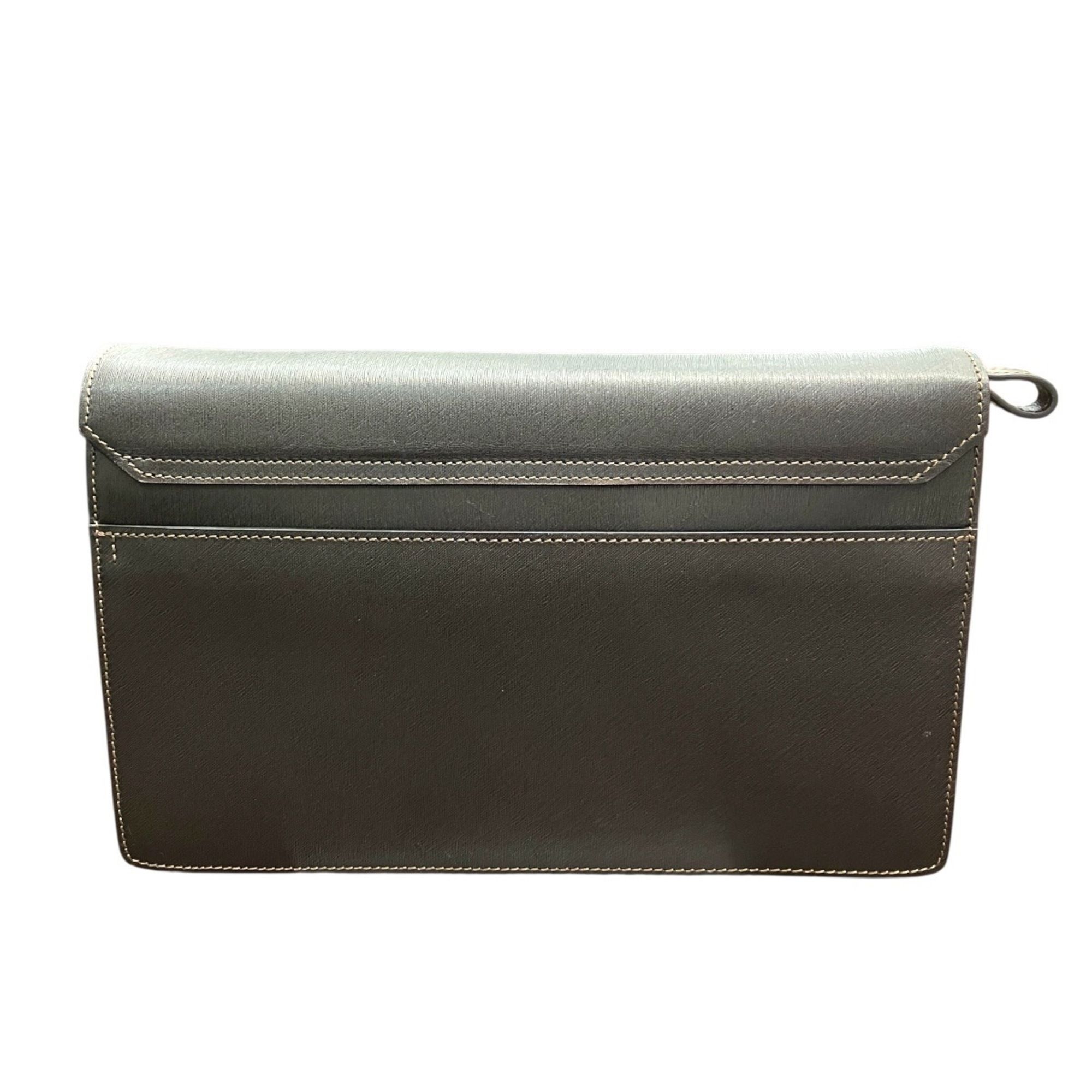 Leather Clutch Bag (Pre-Owned) - Dunhill - Modalova