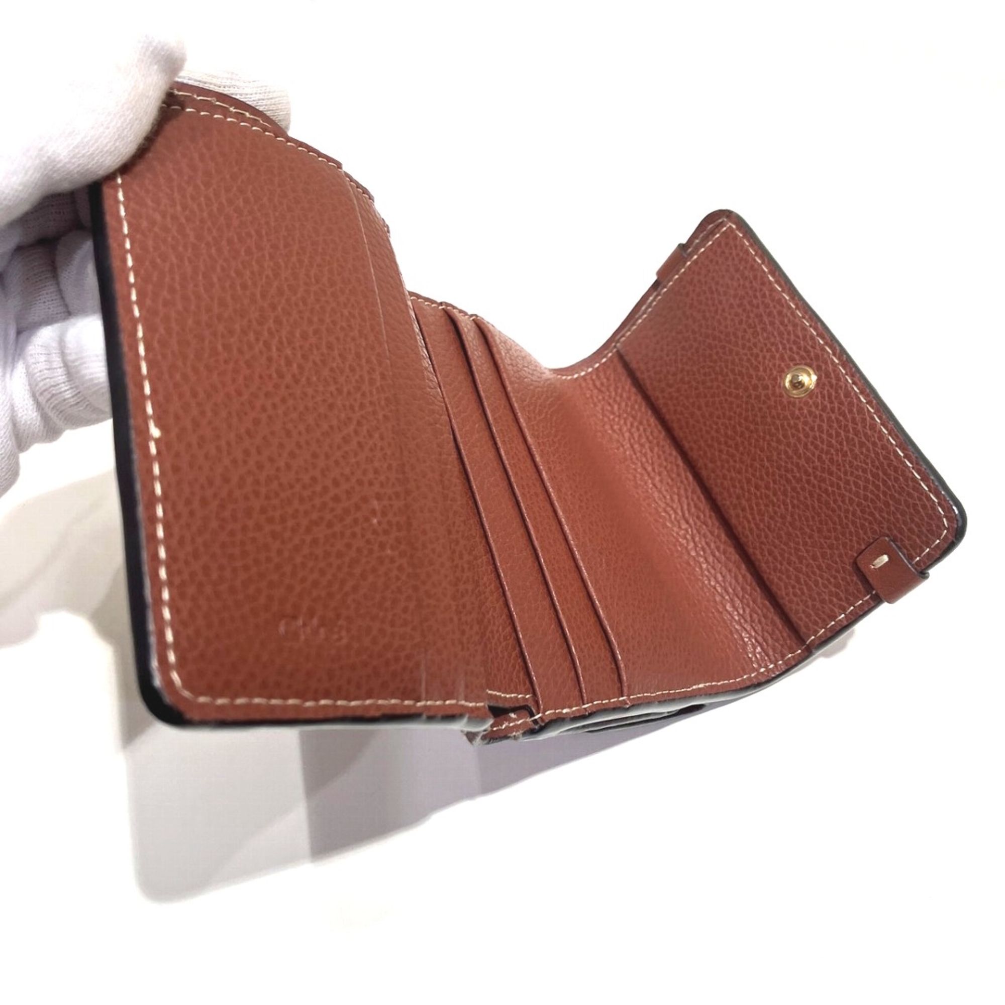 Leather Wallet (Tri-Fold) (Pre-Owned) - Chloé - Modalova