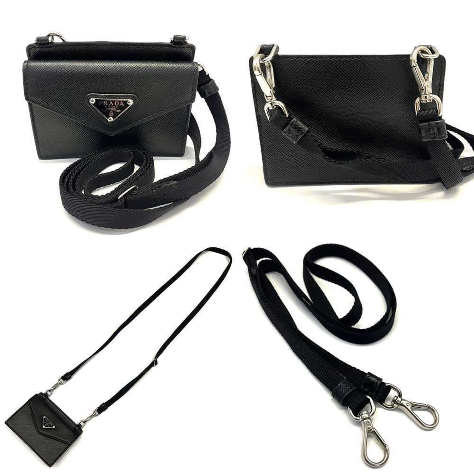 Saffiano Triangle Shoulder Bag (Pre-Owned) - Prada - Modalova