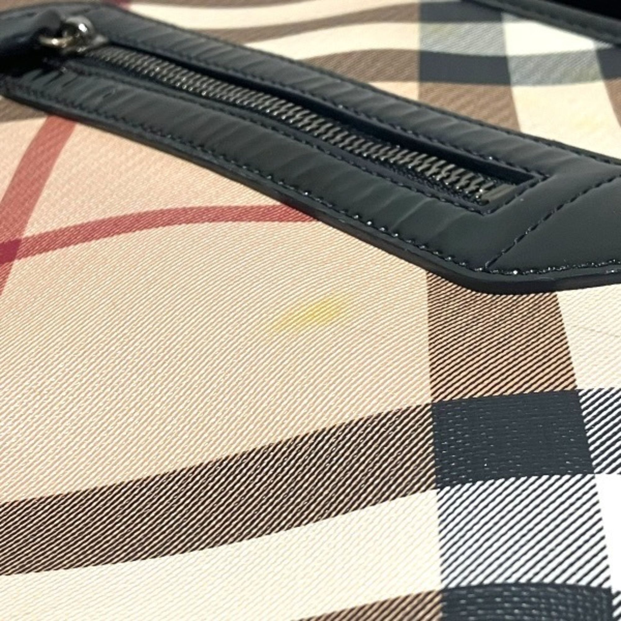 Canvas Leather Shoulder Bag (Pre-Owned) - Burberry - Modalova