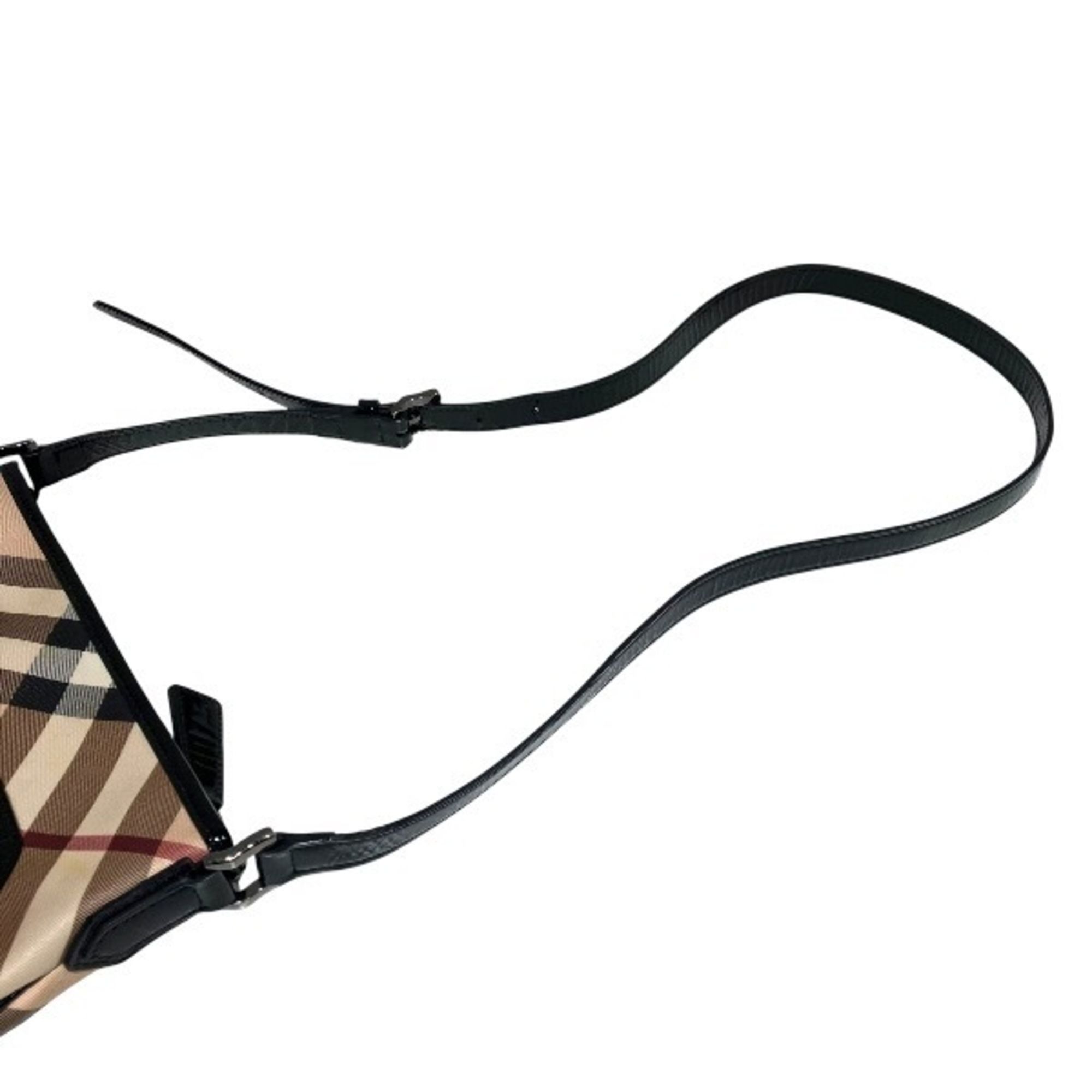 Canvas Leather Shoulder Bag (Pre-Owned) - Burberry - Modalova