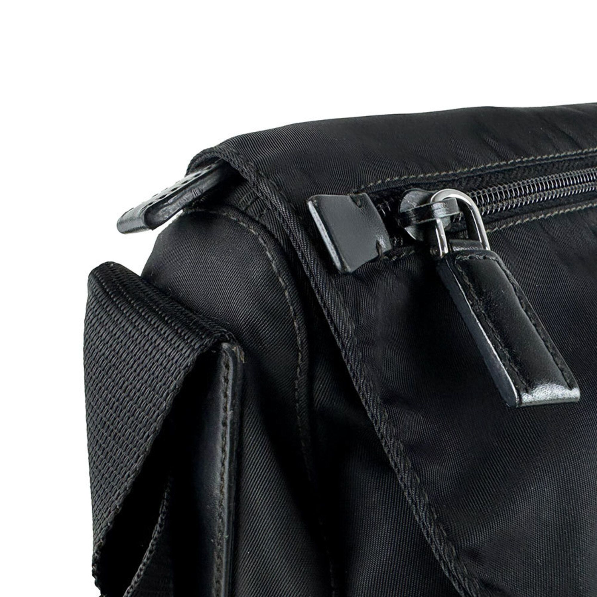 Nylon Leather Shoulder Bag (Pre-Owned) - Prada - Modalova