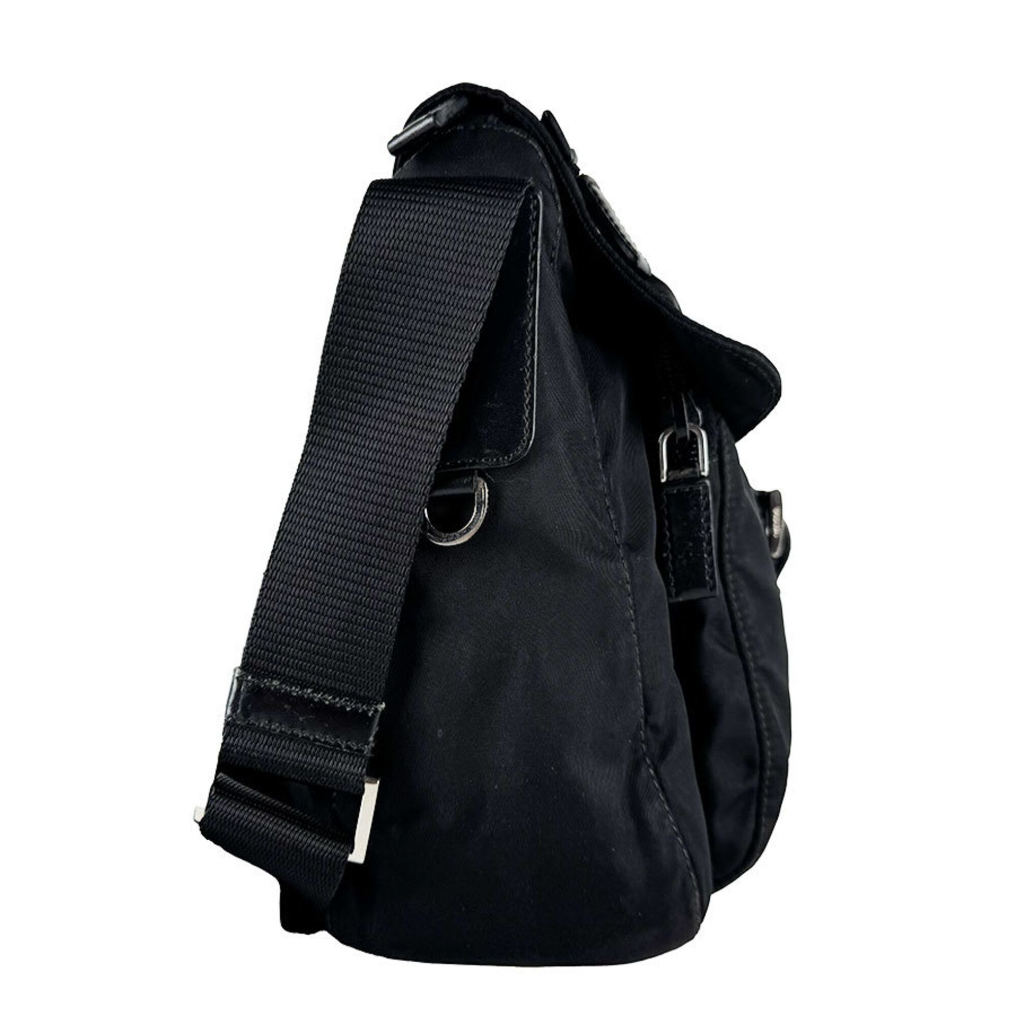 Nylon Leather Shoulder Bag (Pre-Owned) - Prada - Modalova