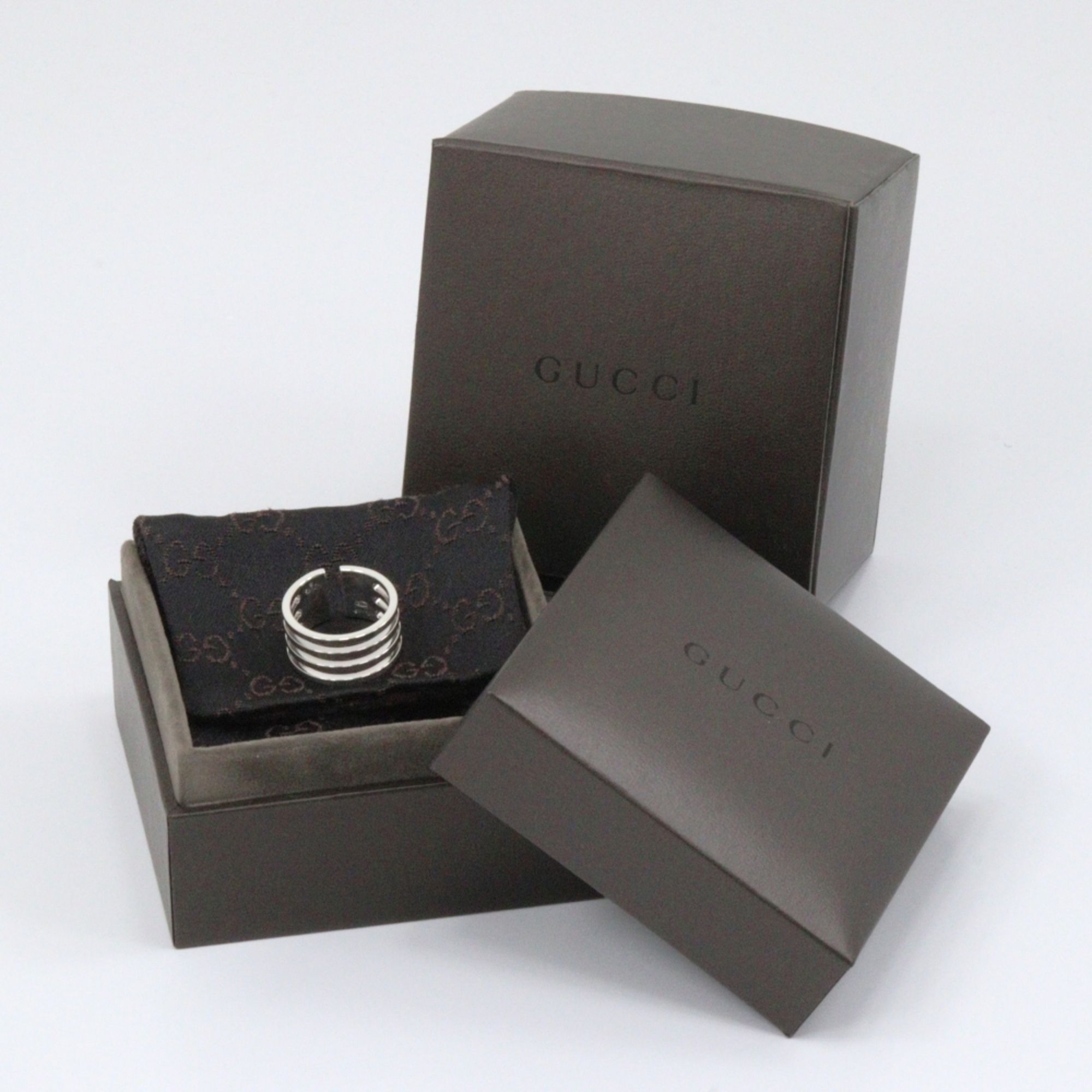 Silver 925 Band Ring (Pre-Owned) - Gucci - Modalova