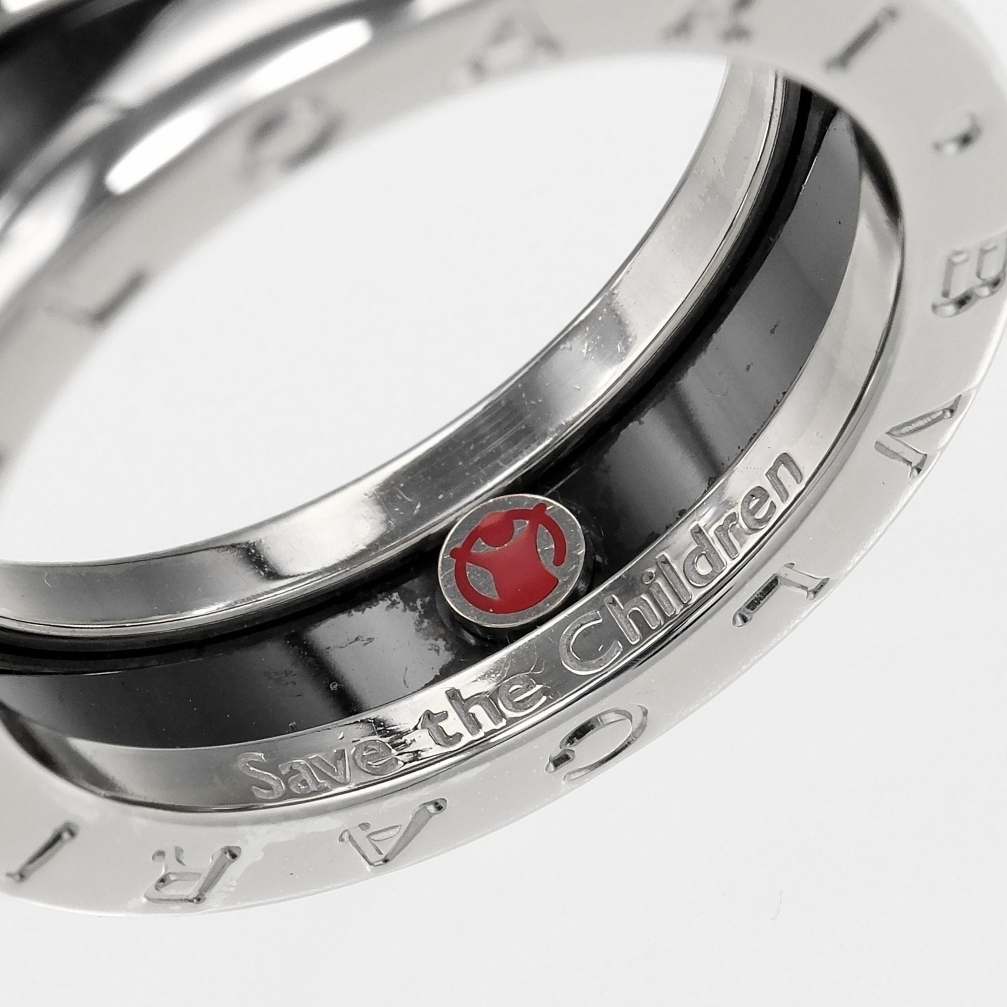 B.Zero1 Ceramic Silver 925 Band Ring (Pre-Owned) - Bvlgari - Modalova