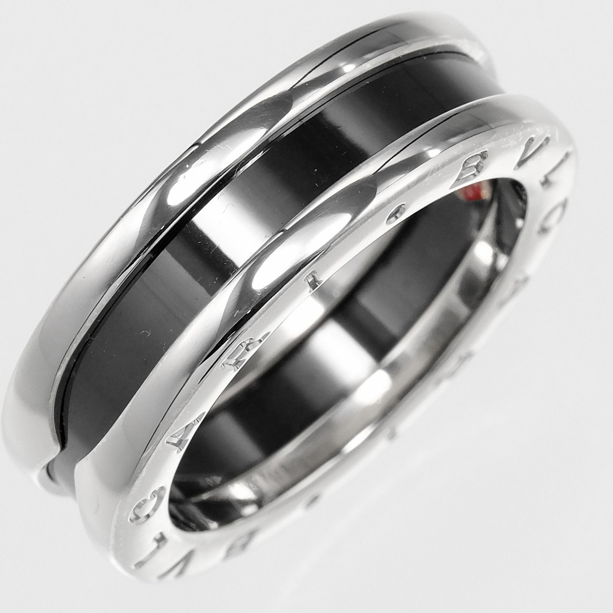 B.Zero1 Ceramic Silver 925 Band Ring (Pre-Owned) - Bvlgari - Modalova
