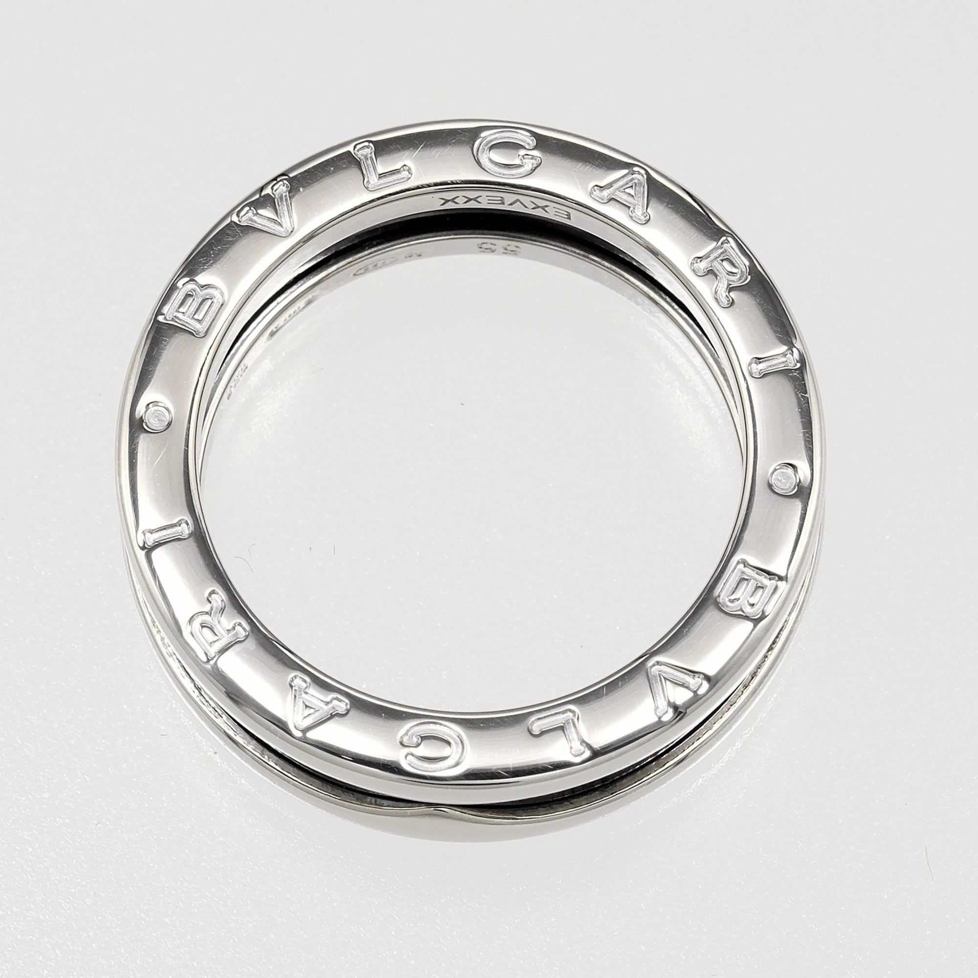 B.Zero1 Ceramic Silver 925 Band Ring (Pre-Owned) - Bvlgari - Modalova