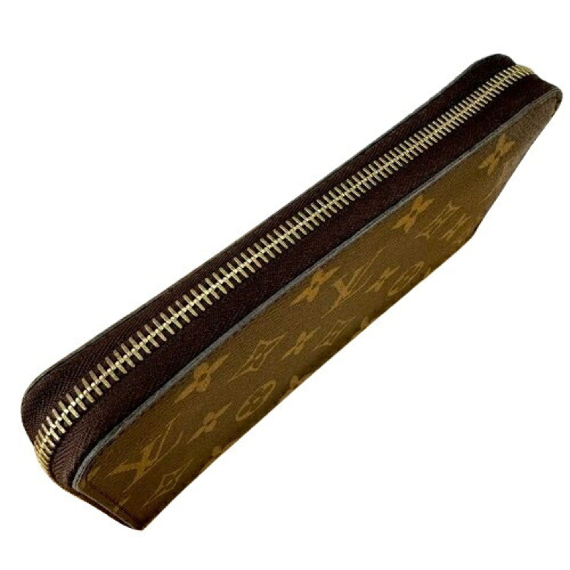 Monogram Leather Long Wallet (Bi-Fold) (Pre-Owned) - Louis Vuitton - Modalova