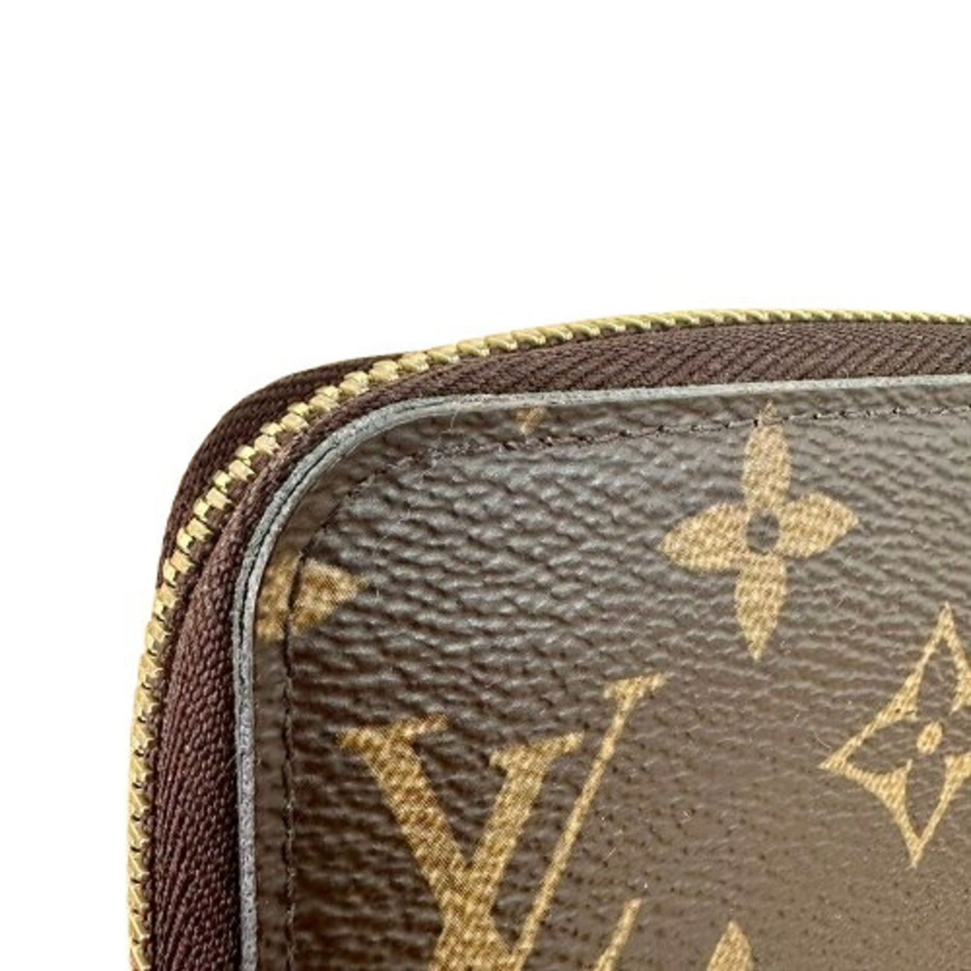 Monogram Leather Long Wallet (Bi-Fold) (Pre-Owned) - Louis Vuitton - Modalova