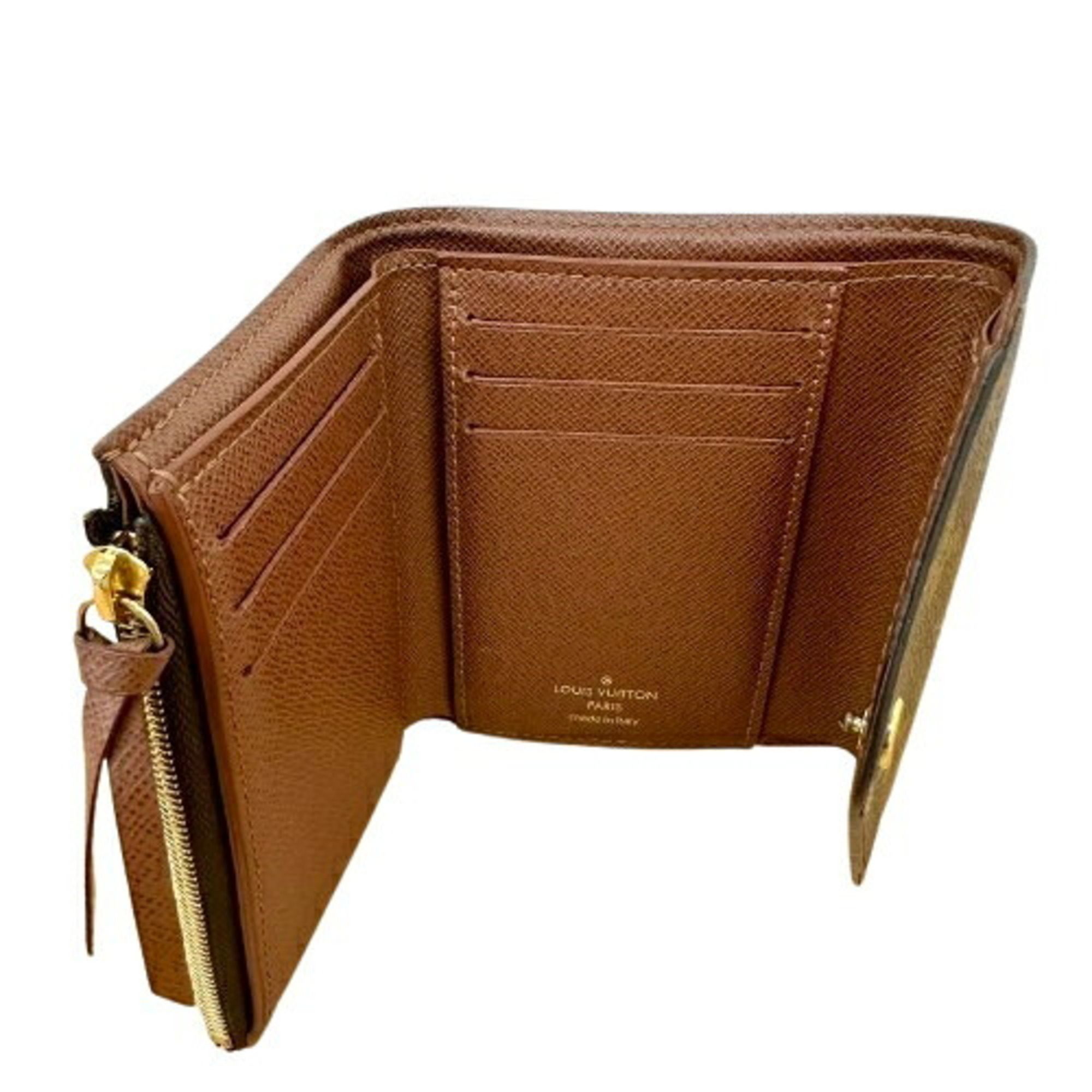 Monogram Leather Wallet (Tri-Fold) (Pre-Owned) - Louis Vuitton - Modalova