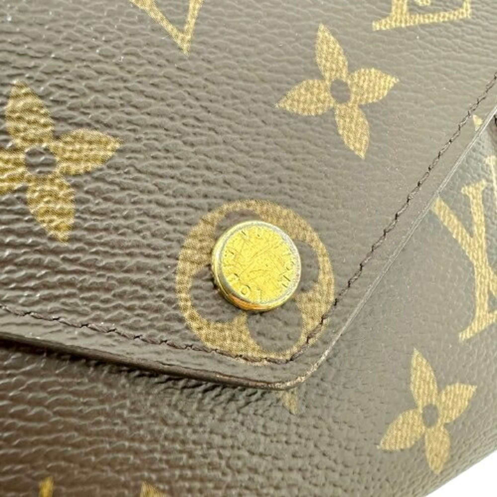 Monogram Leather Wallet (Tri-Fold) (Pre-Owned) - Louis Vuitton - Modalova