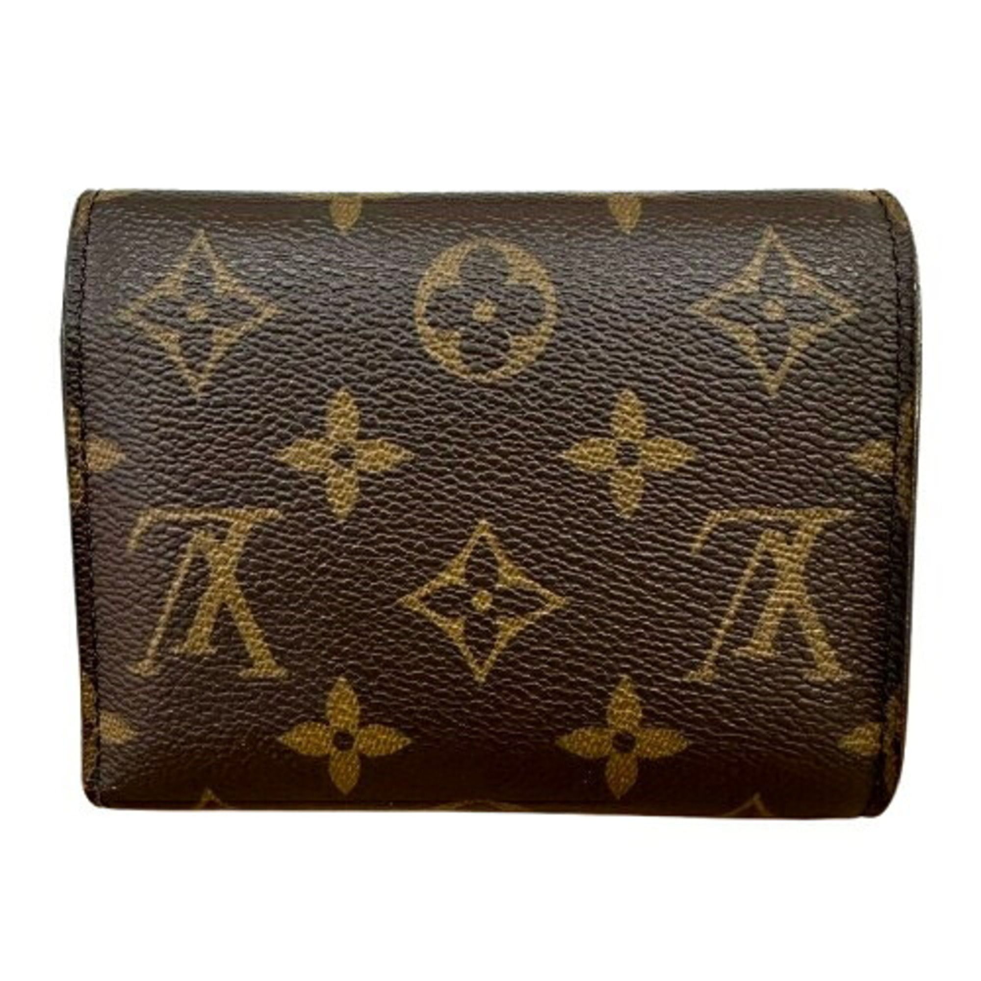 Monogram Leather Wallet (Tri-Fold) (Pre-Owned) - Louis Vuitton - Modalova