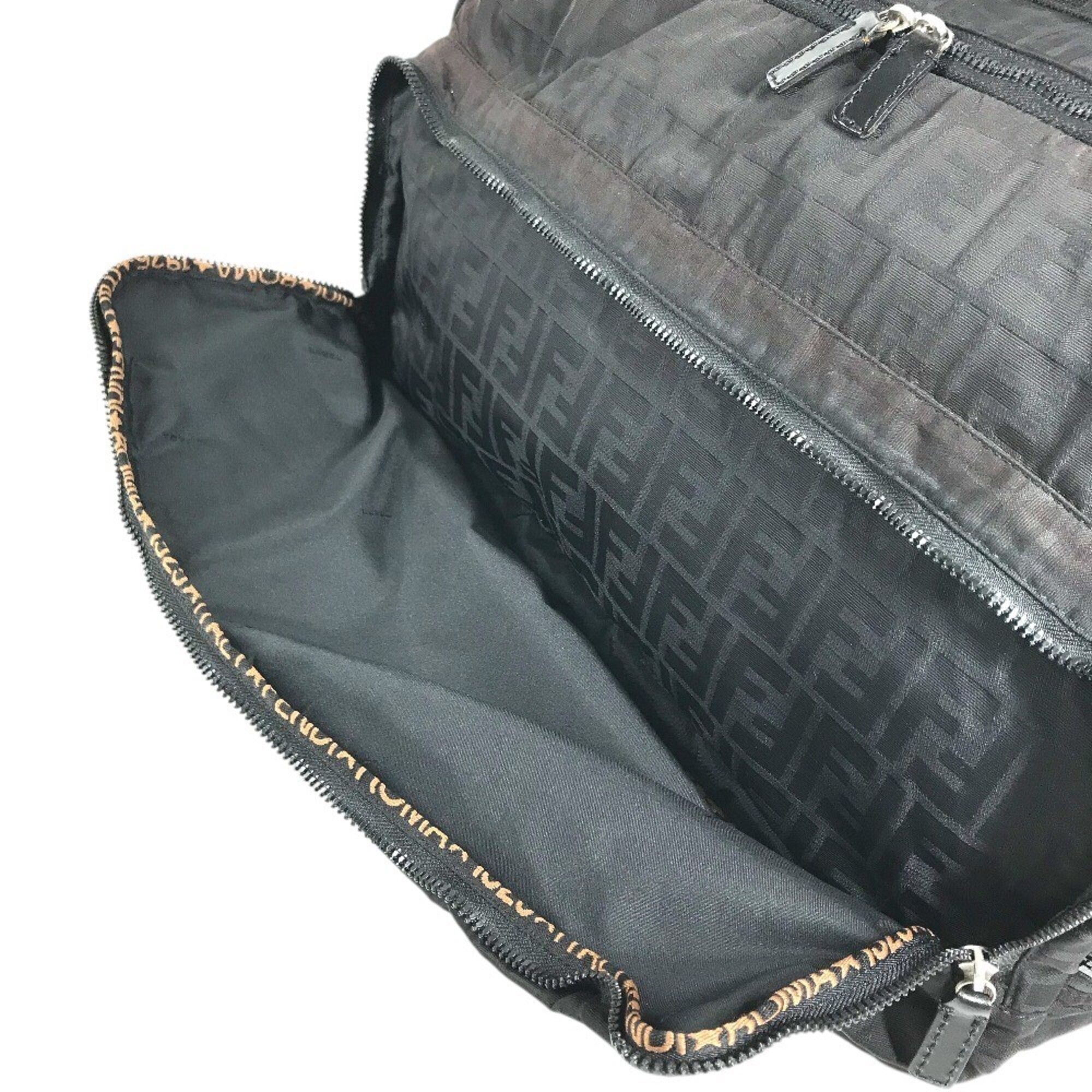 Zucca Nylon Boston Bag (Pre-Owned) - Fendi - Modalova