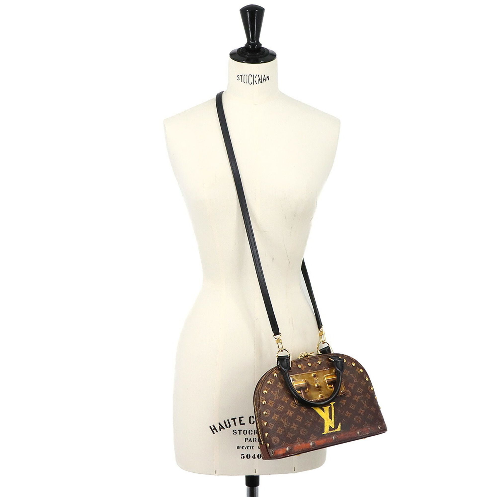Monogram Leather Handbag (Pre-Owned) - Louis Vuitton - Modalova
