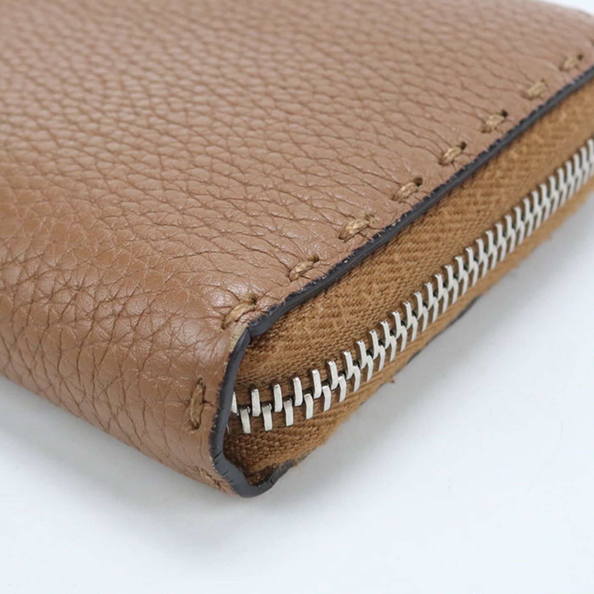 Leather Long Wallet (Bi-Fold) (Pre-Owned) - Fendi - Modalova
