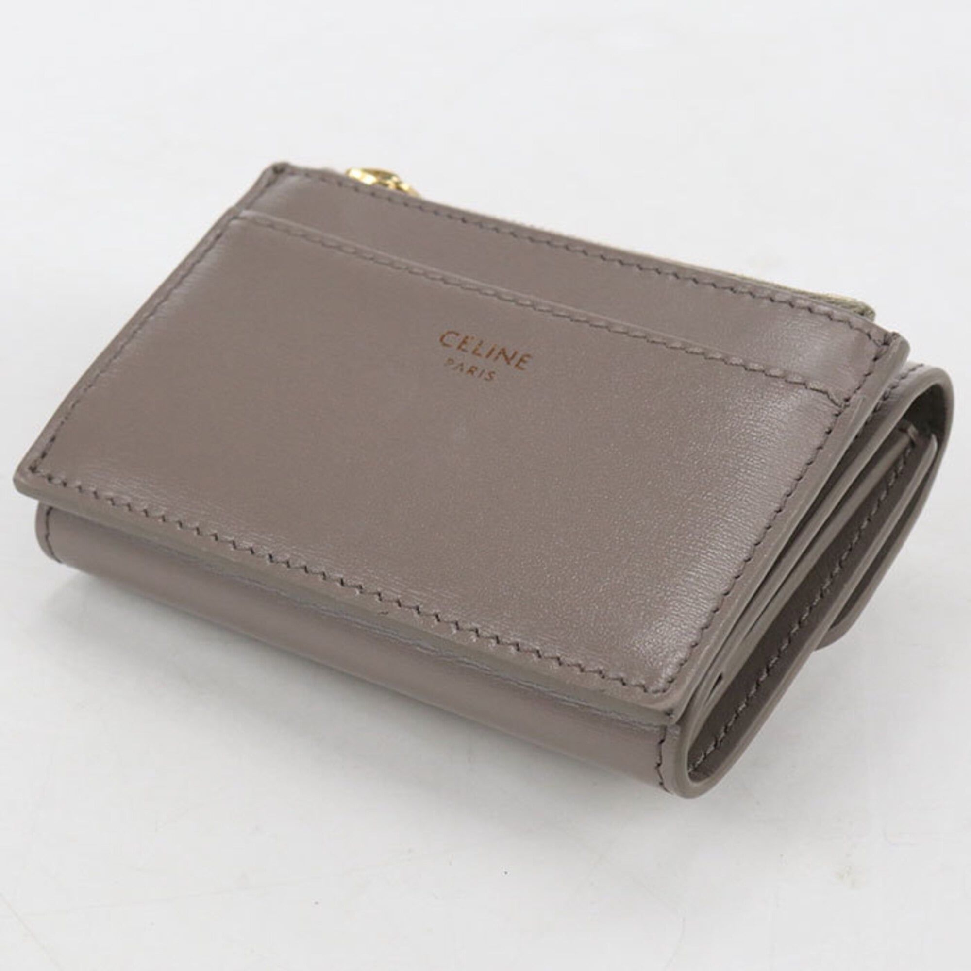 Leather Wallet (Tri-Fold) (Pre-Owned) - Celine - Modalova