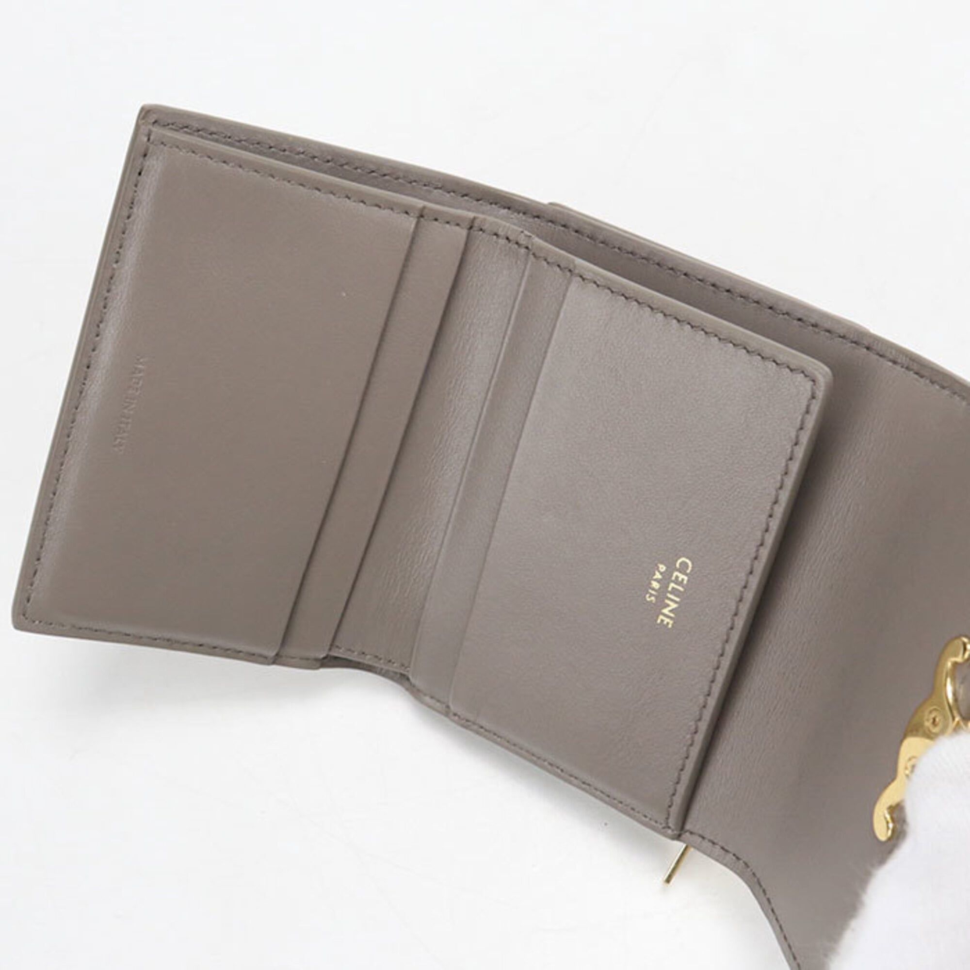 Leather Wallet (Tri-Fold) (Pre-Owned) - Celine - Modalova
