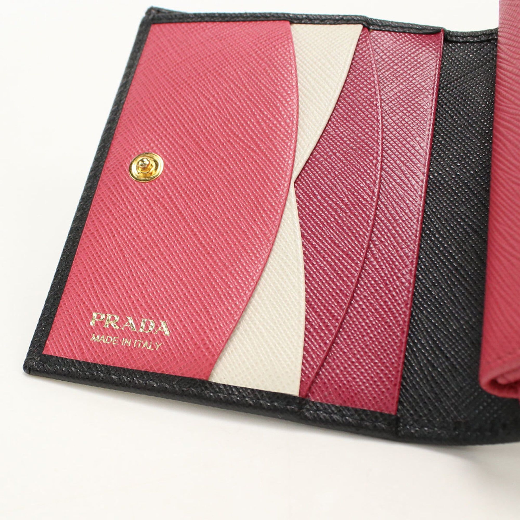 Leather Wallet (Bi-Fold) (Pre-Owned) - Prada - Modalova