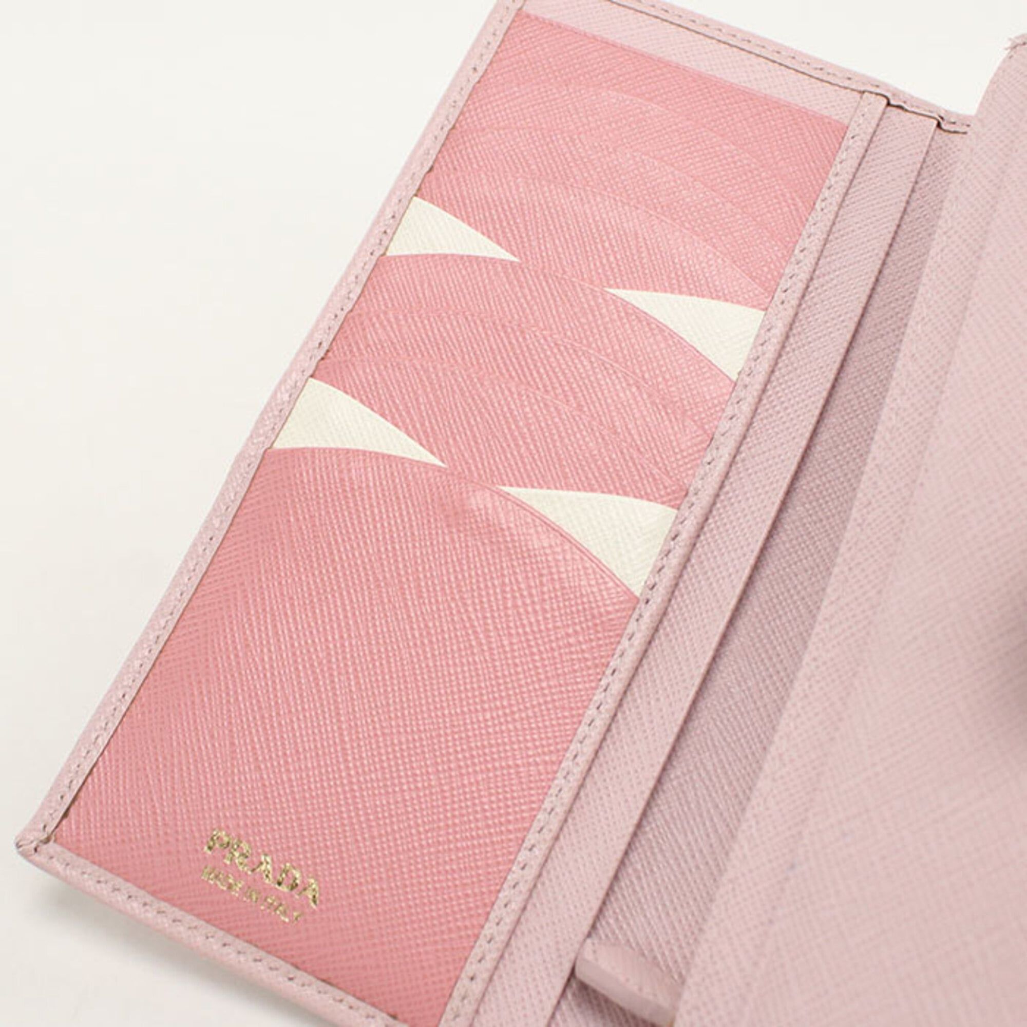 Leather Long Wallet (Bi-Fold) (Pre-Owned) - Prada - Modalova