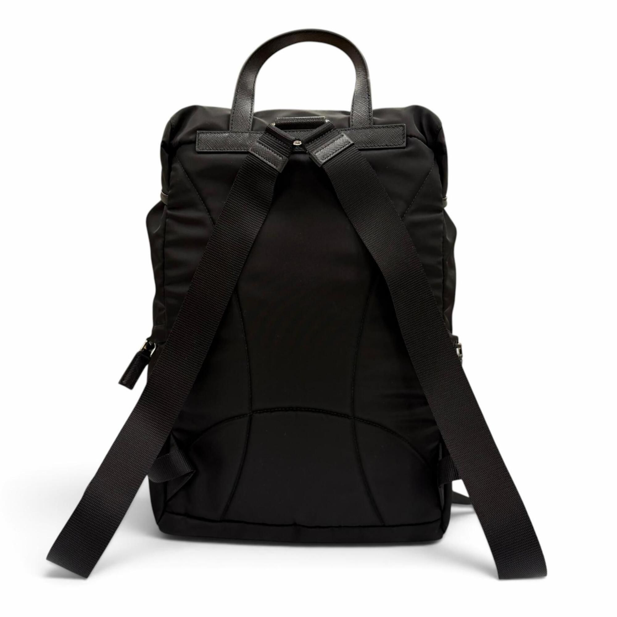 Nylon Leather Backpack (Pre-Owned) - Prada - Modalova