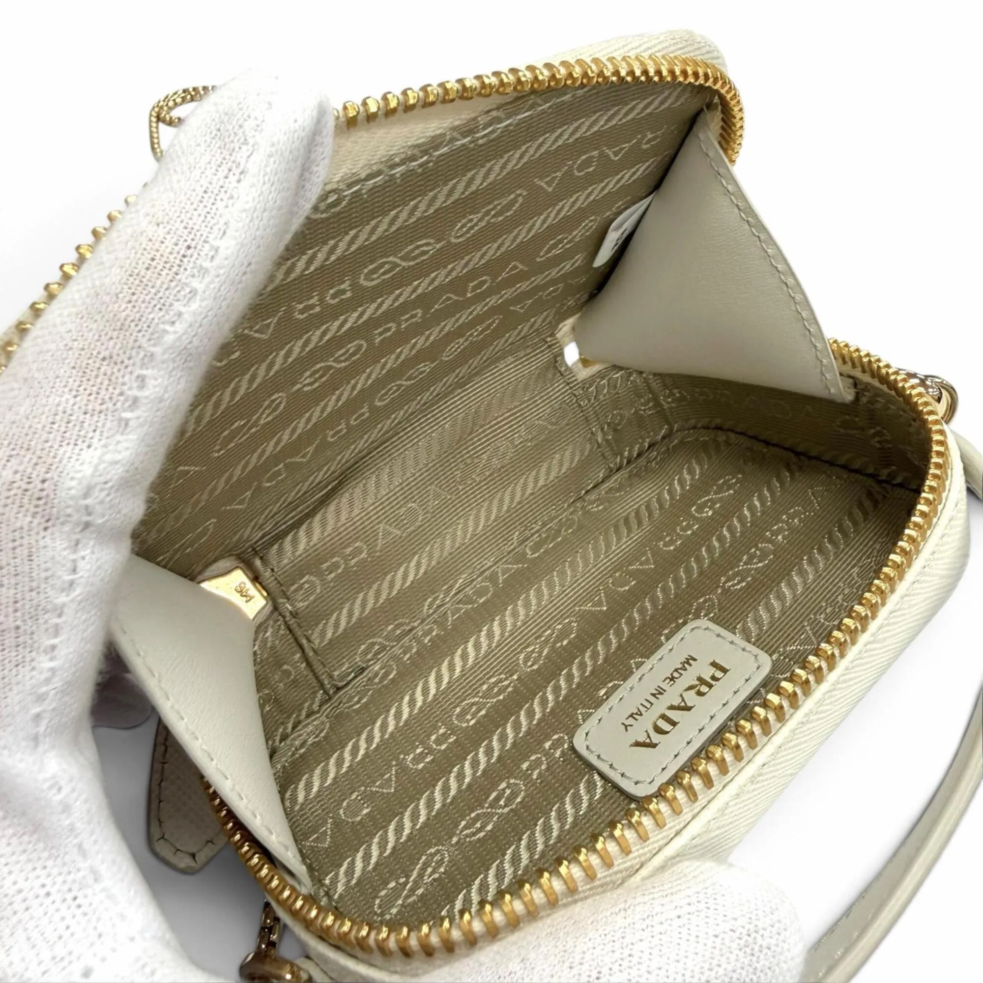 Leather Pouch (Pre-Owned) - Prada - Modalova