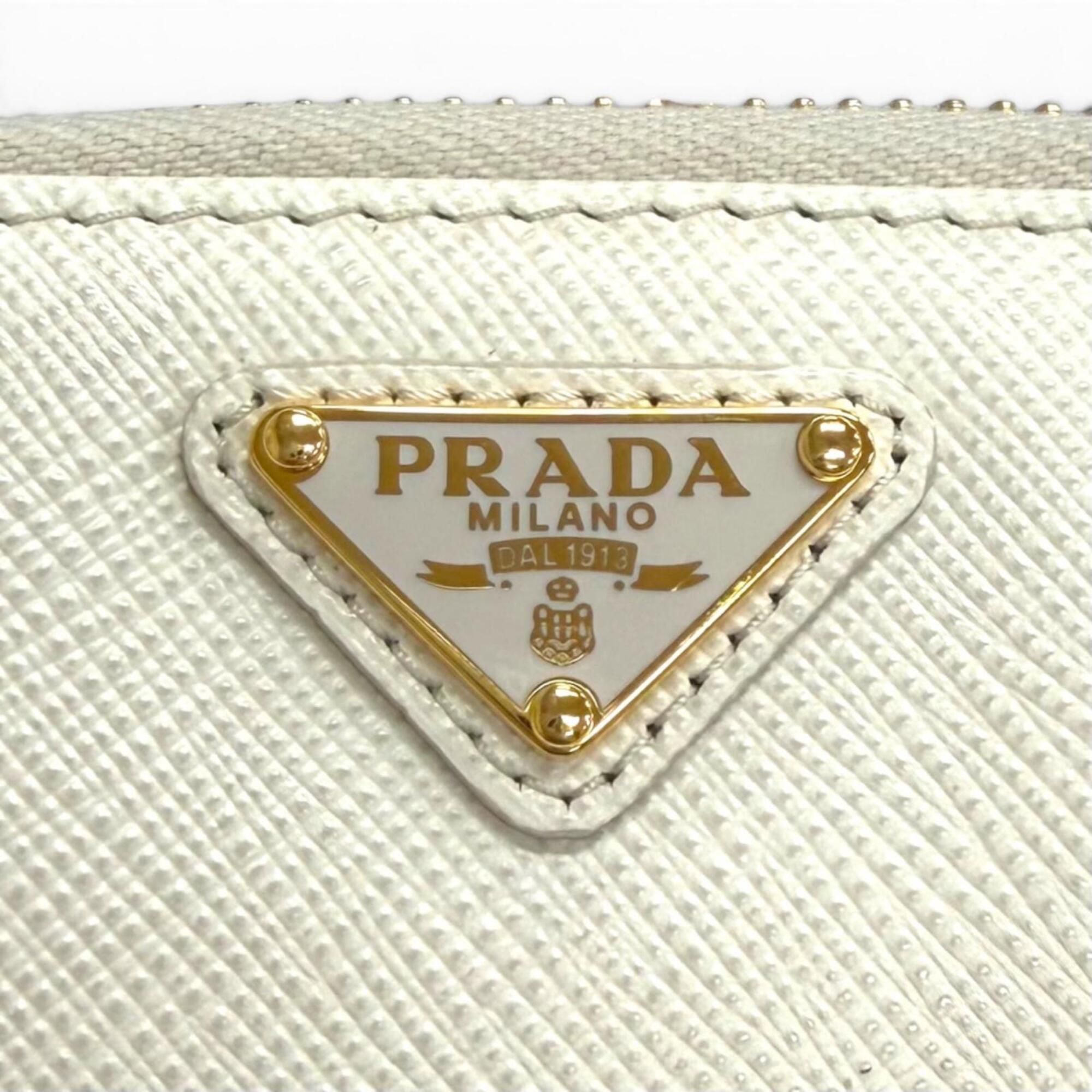 Leather Pouch (Pre-Owned) - Prada - Modalova